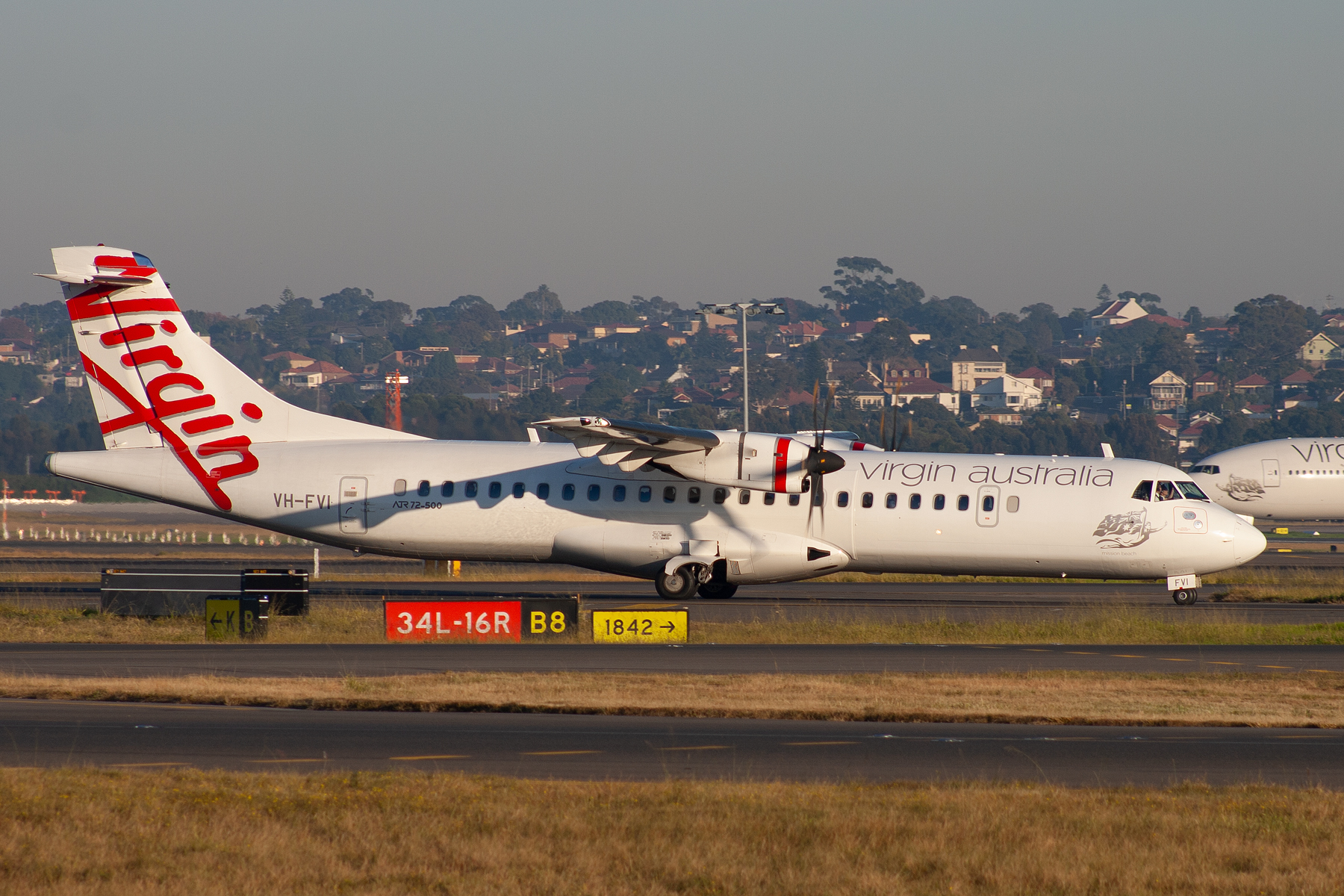Virgin Australia Airlines ATR ATR72-200A VH-FVI at Kingsford Smith