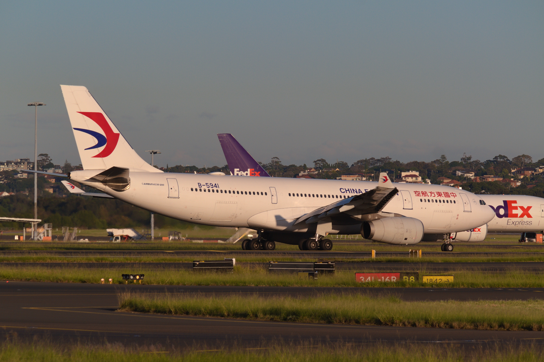China Eastern Airlines Airbus A330-200 B-5941 at Kingsford Smith