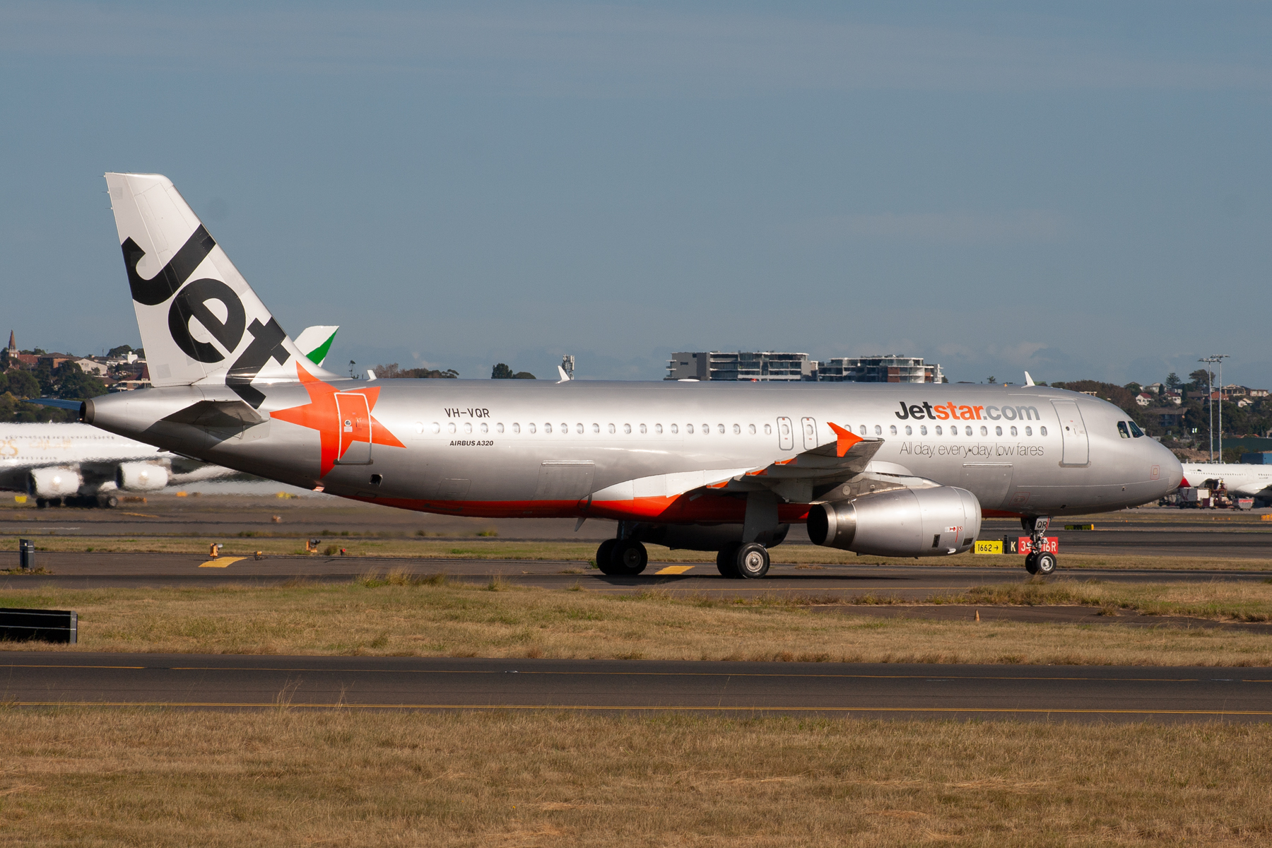 Jetstar Airways Airbus A320-200 VH-VQR at Kingsford Smith