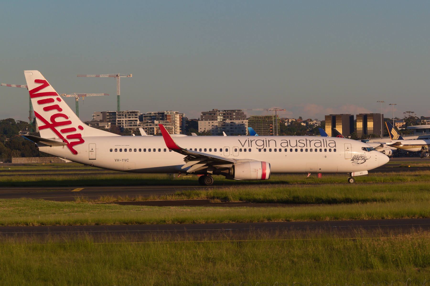Virgin Australia Airlines Boeing 737-800 VH-YVC at Kingsford Smith