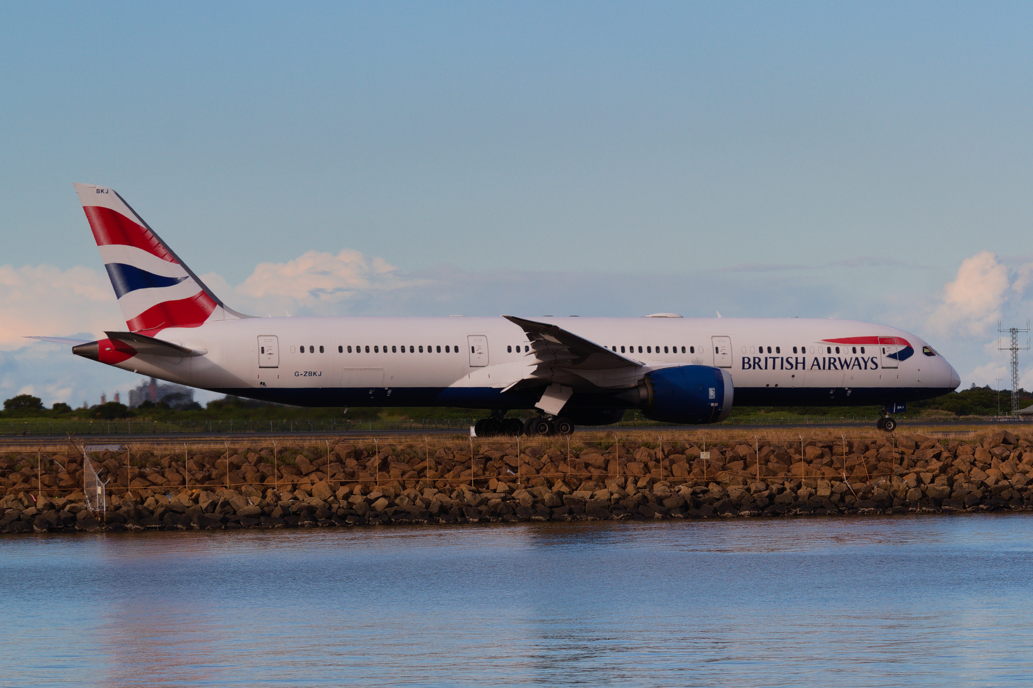 British Airways Boeing 787-900 G-ZBKJ at Kingsford Smith