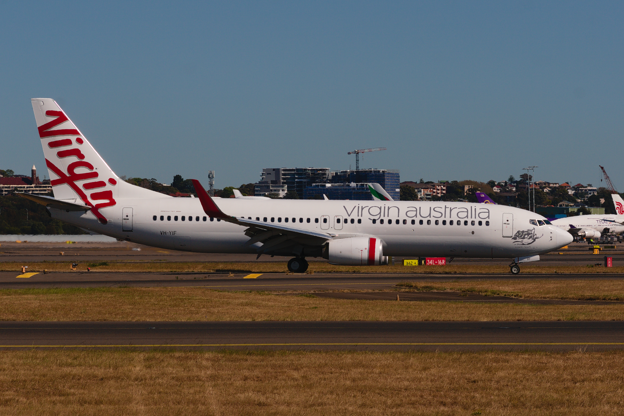 Virgin Australia Airlines Boeing 737-800 VH-YIF at Kingsford Smith