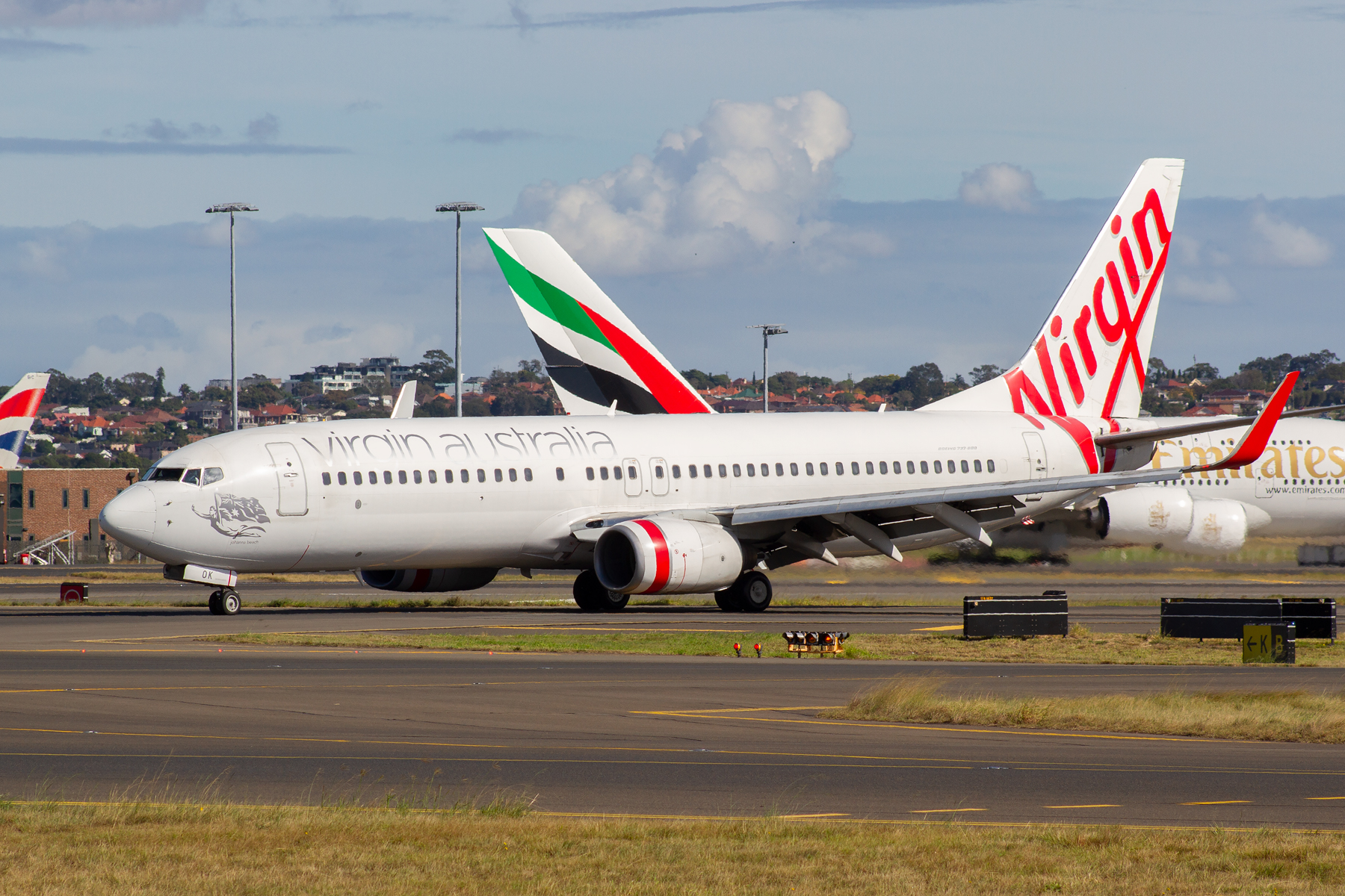 Virgin Australia Airlines Boeing 737-800 VH-VOK at Kingsford Smith