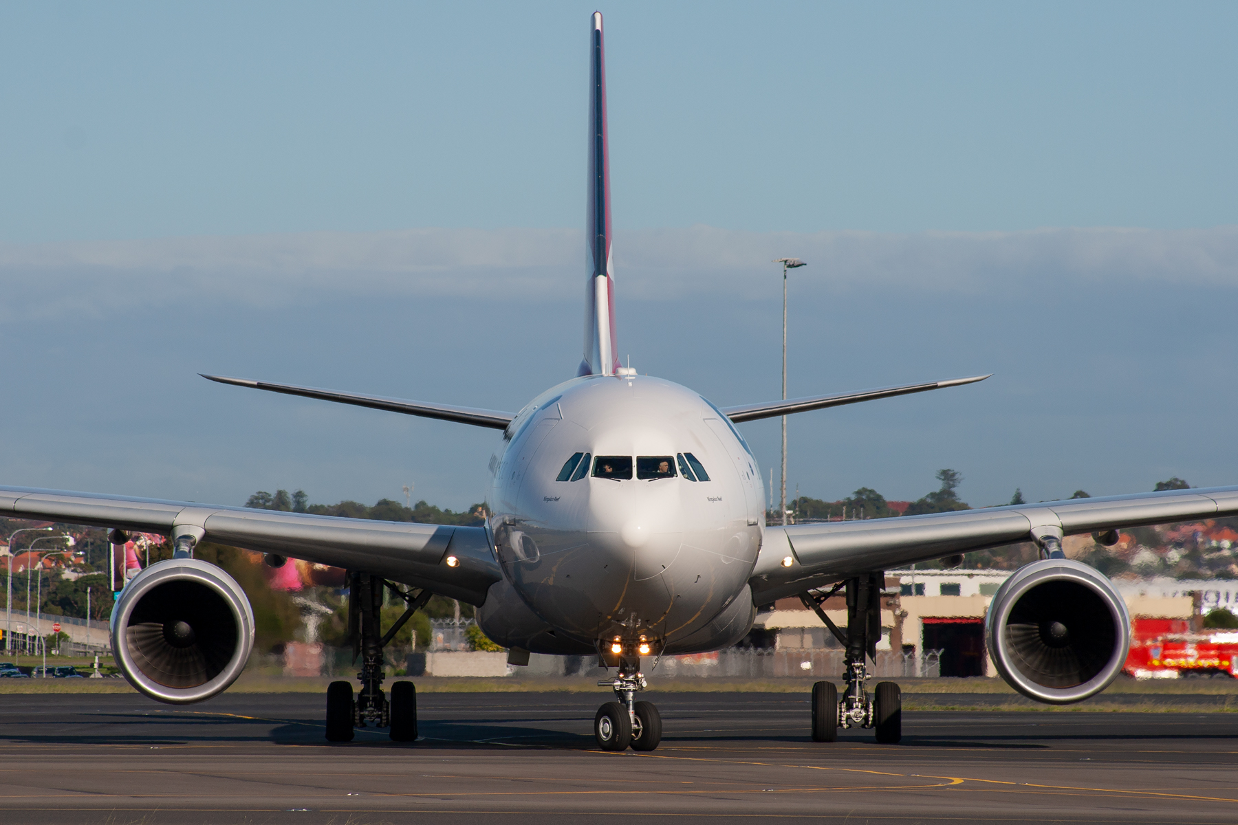 Qantas Airbus A330-200 VH-EBP at Kingsford Smith