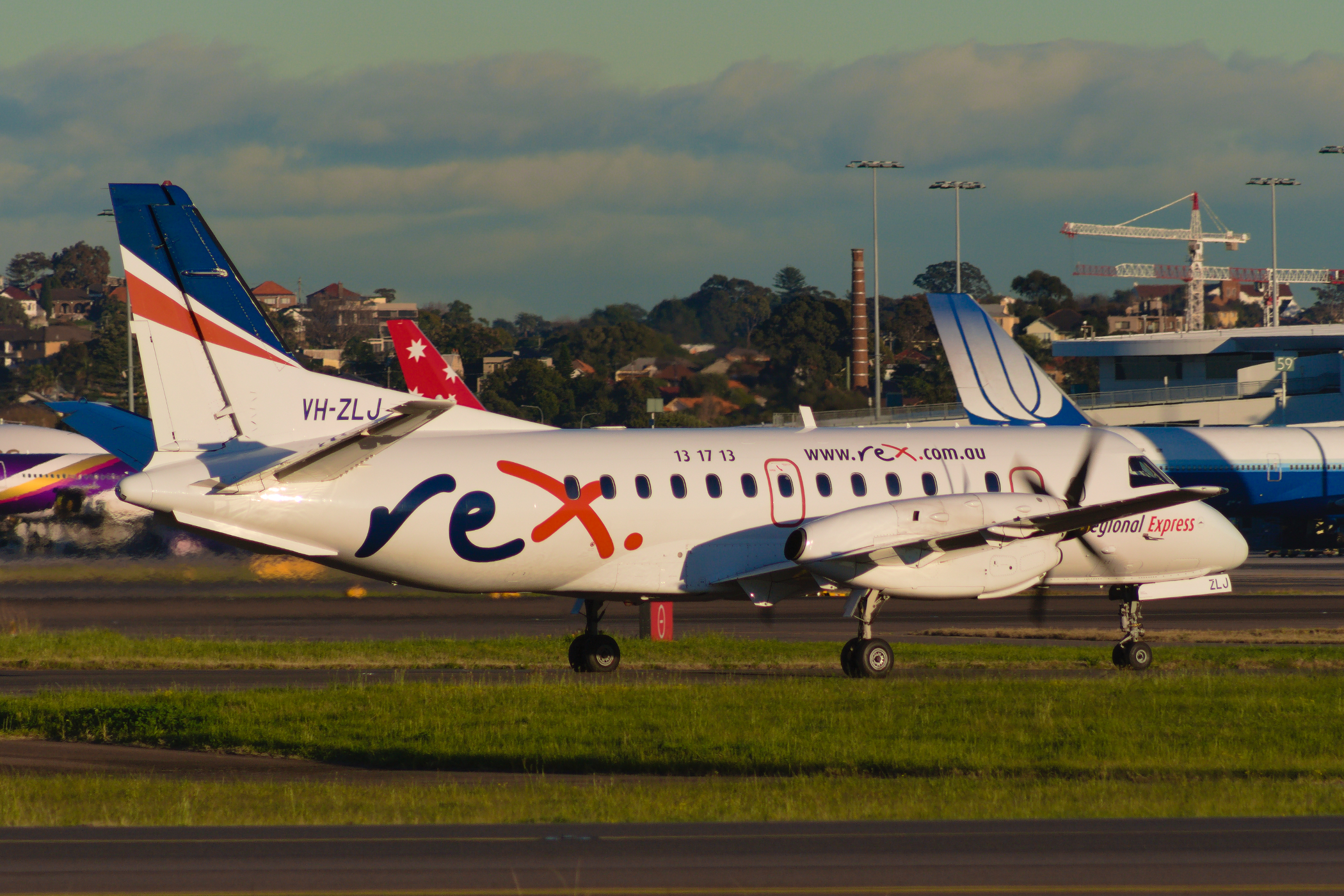 Rex Airlines Saab 340B VH-ZLJ at Kingsford Smith