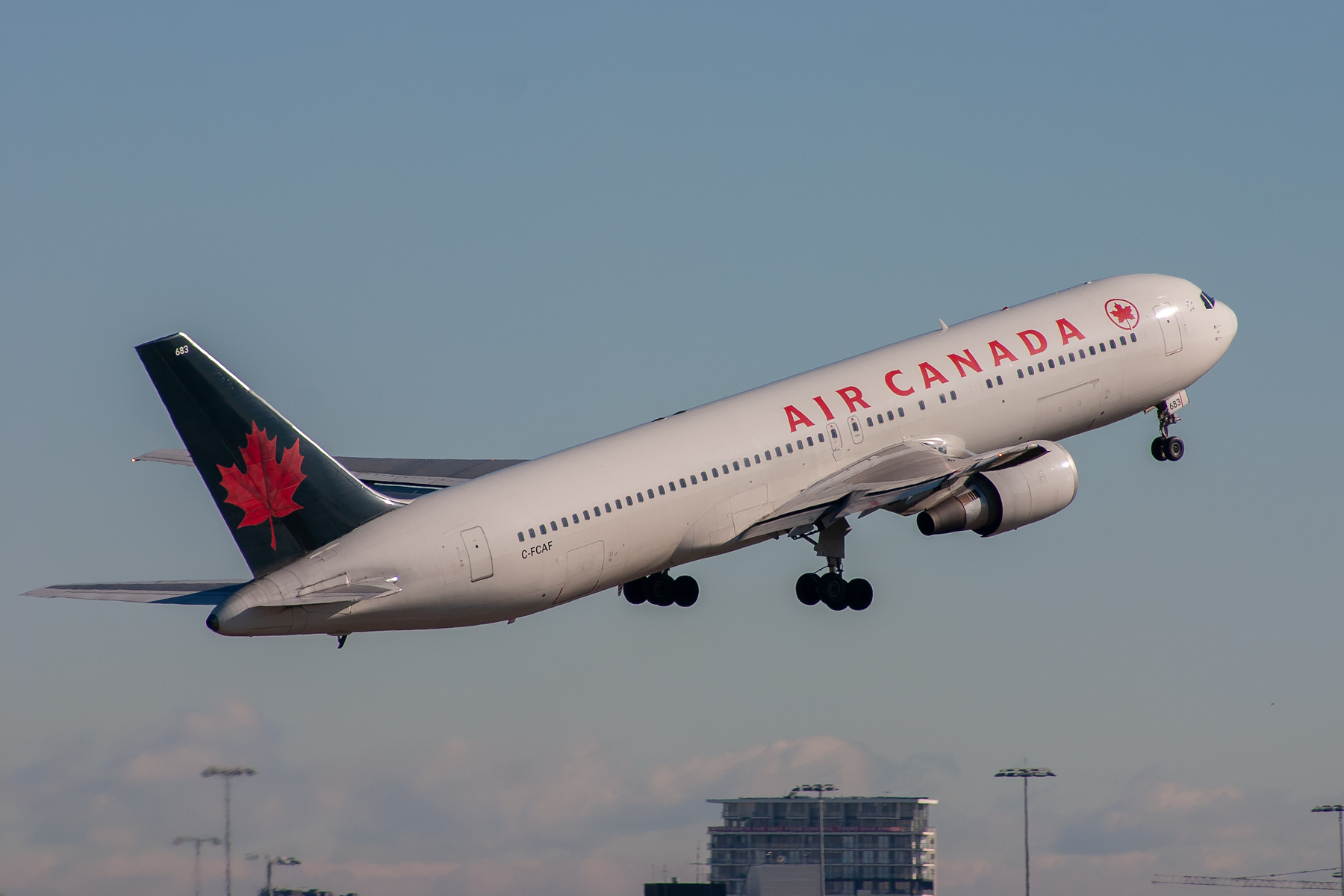 Air Canada Boeing 767-300ER C-FCAF at Kingsford Smith