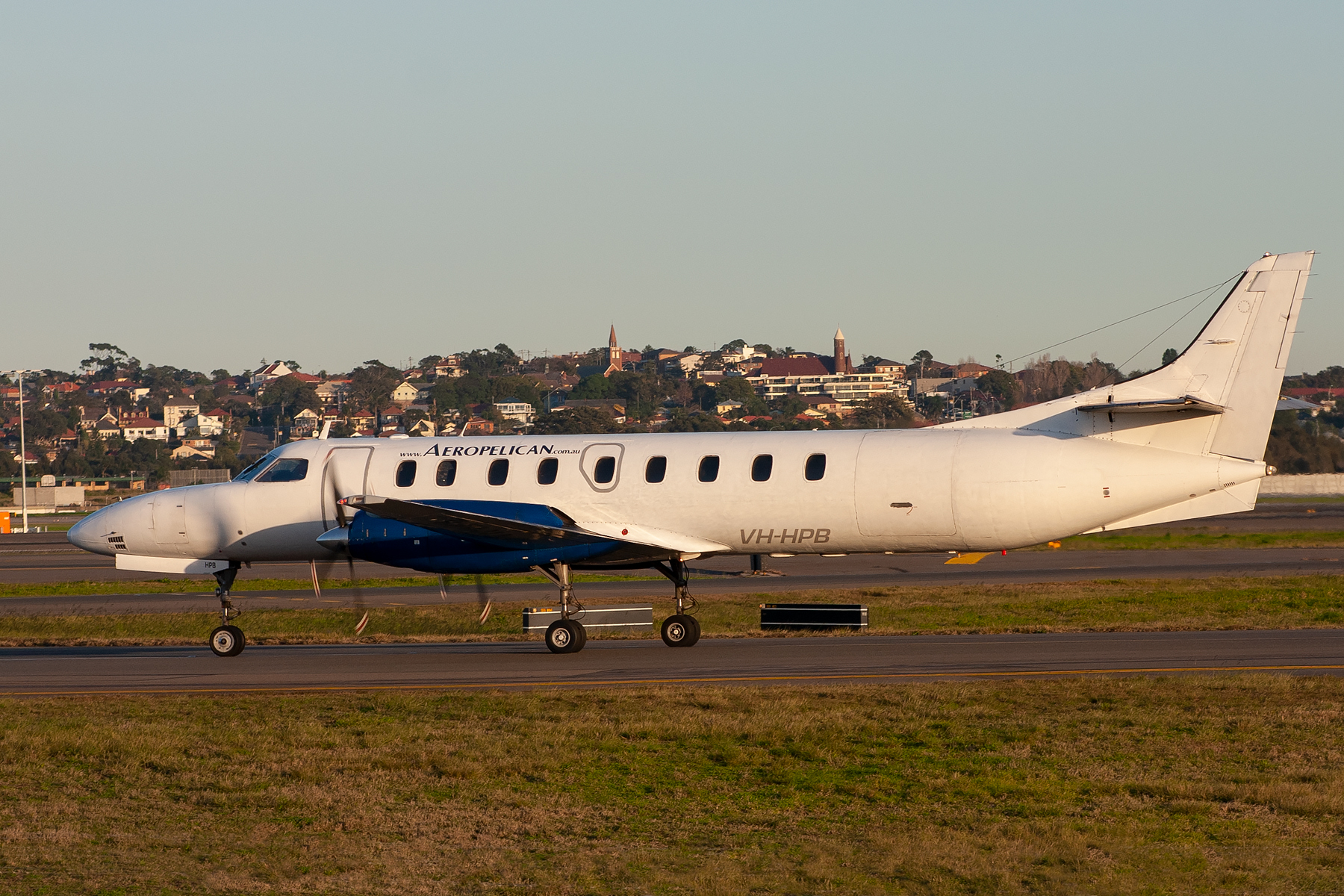 Aeropelican Fairchild Metro 23 VH-HPB at Kingsford Smith