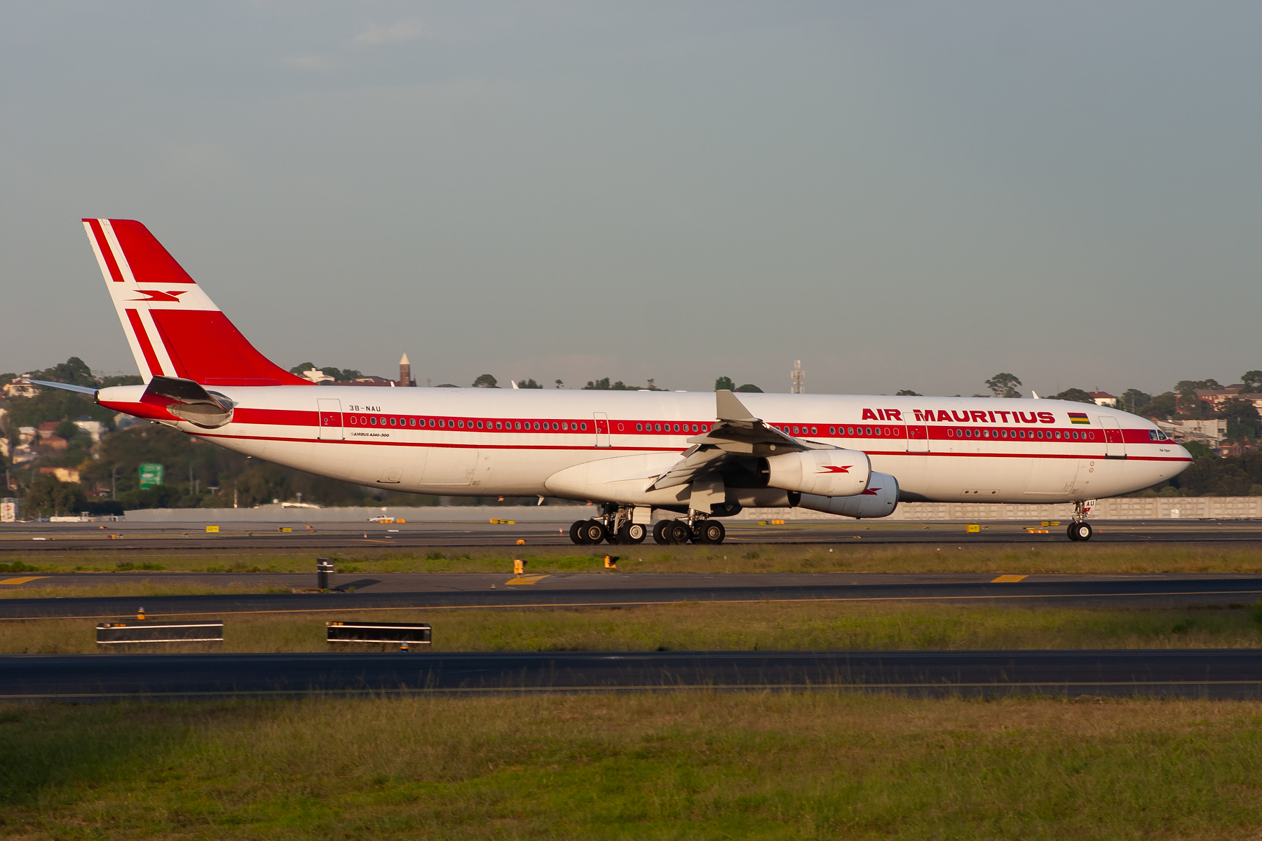 Air Mauritius Airbus A340-300 3B-NAU at Kingsford Smith