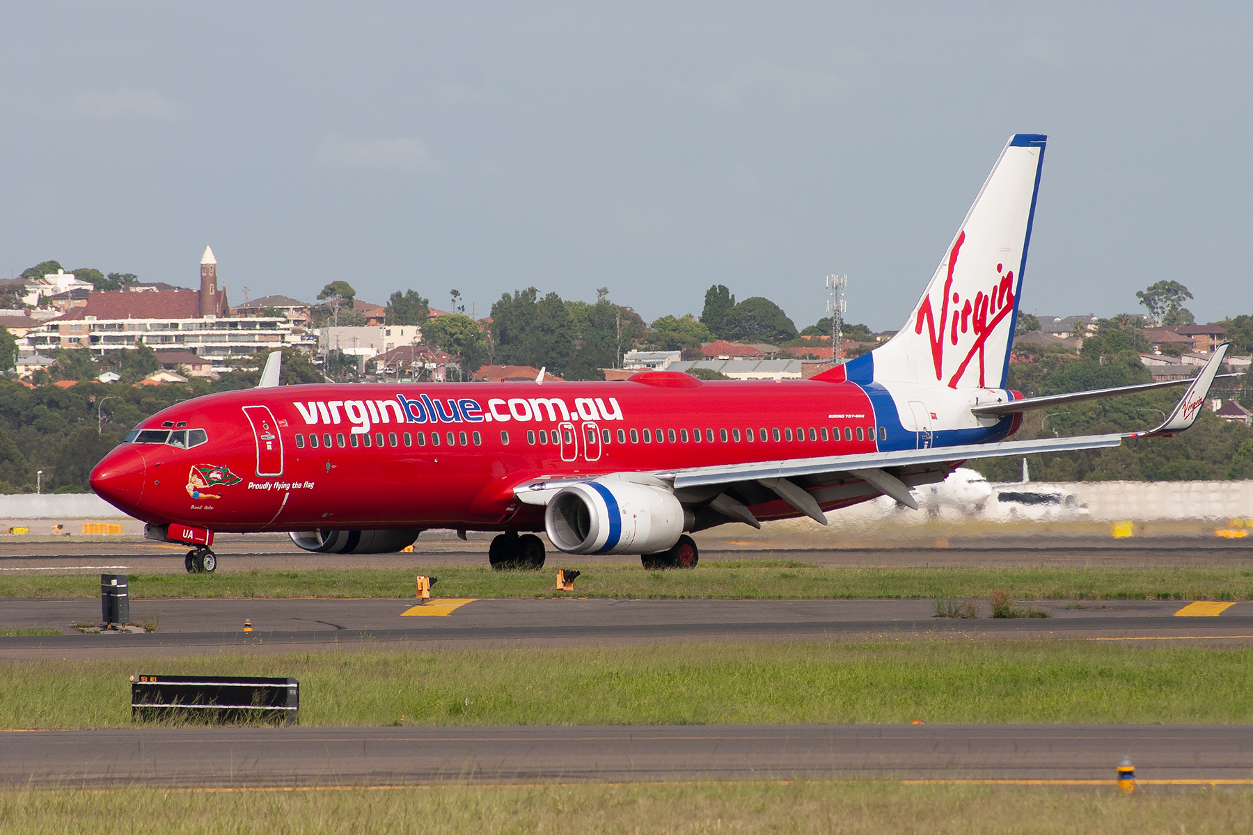 Virgin Blue Airlines Boeing 737-800 VH-VUA at Kingsford Smith