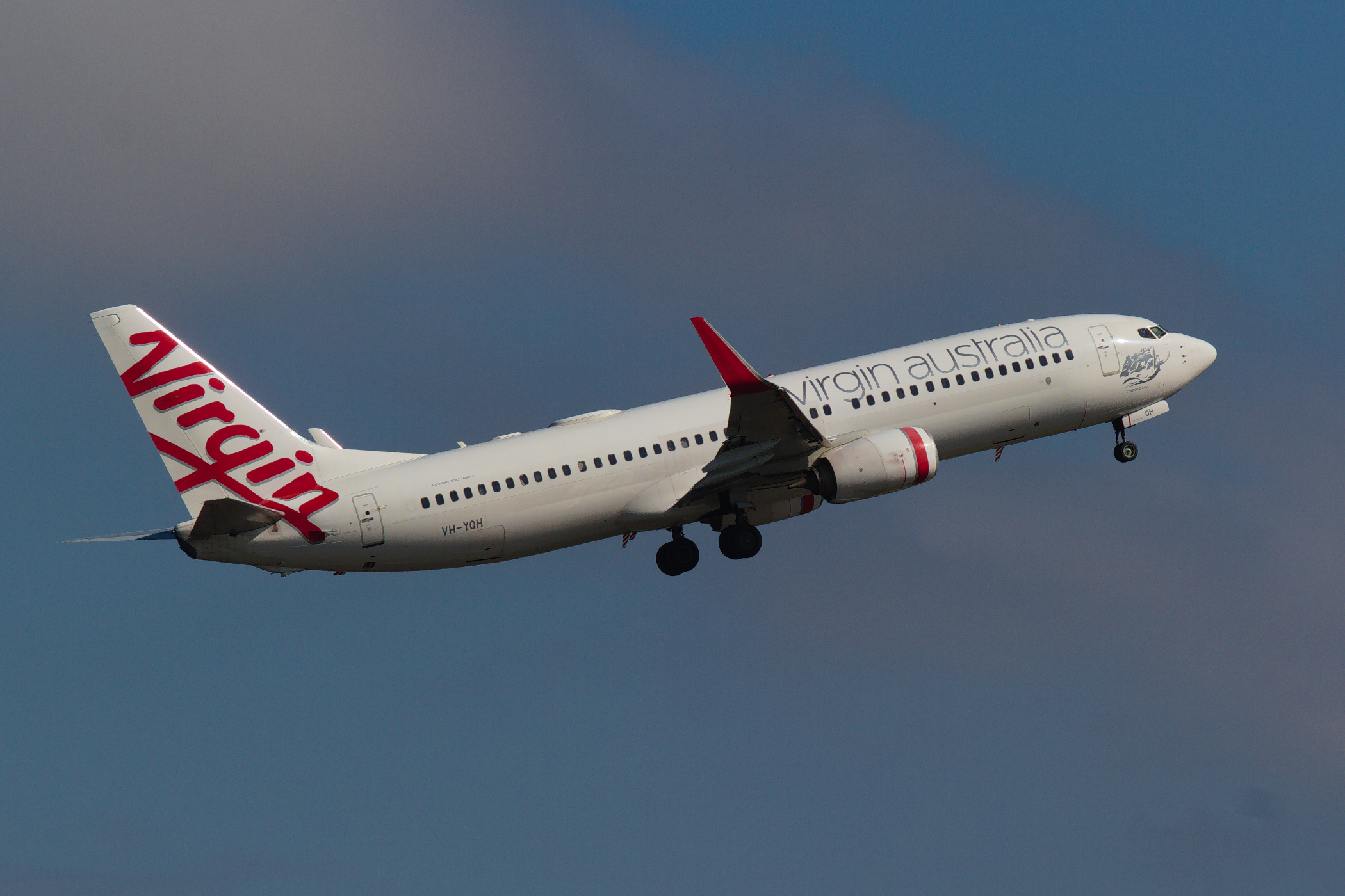 Virgin Australia Airlines Boeing 737-800 VH-YQH at Kingsford Smith