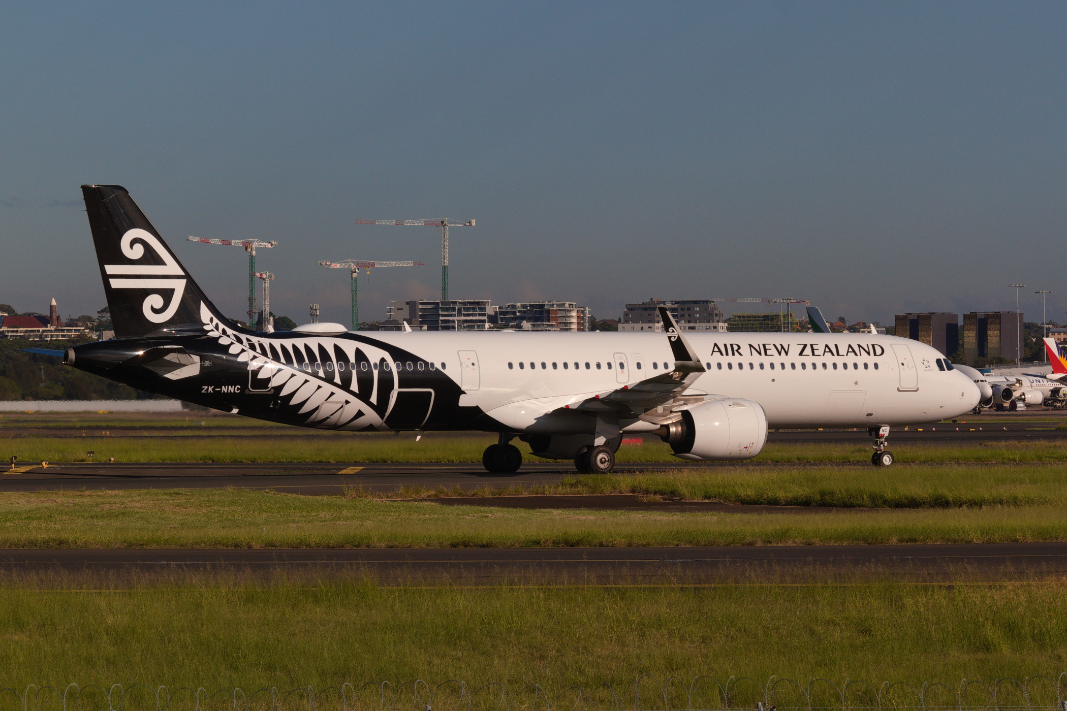 Air New Zealand Airbus A321NEO-200LR ZK-NNC at Kingsford Smith