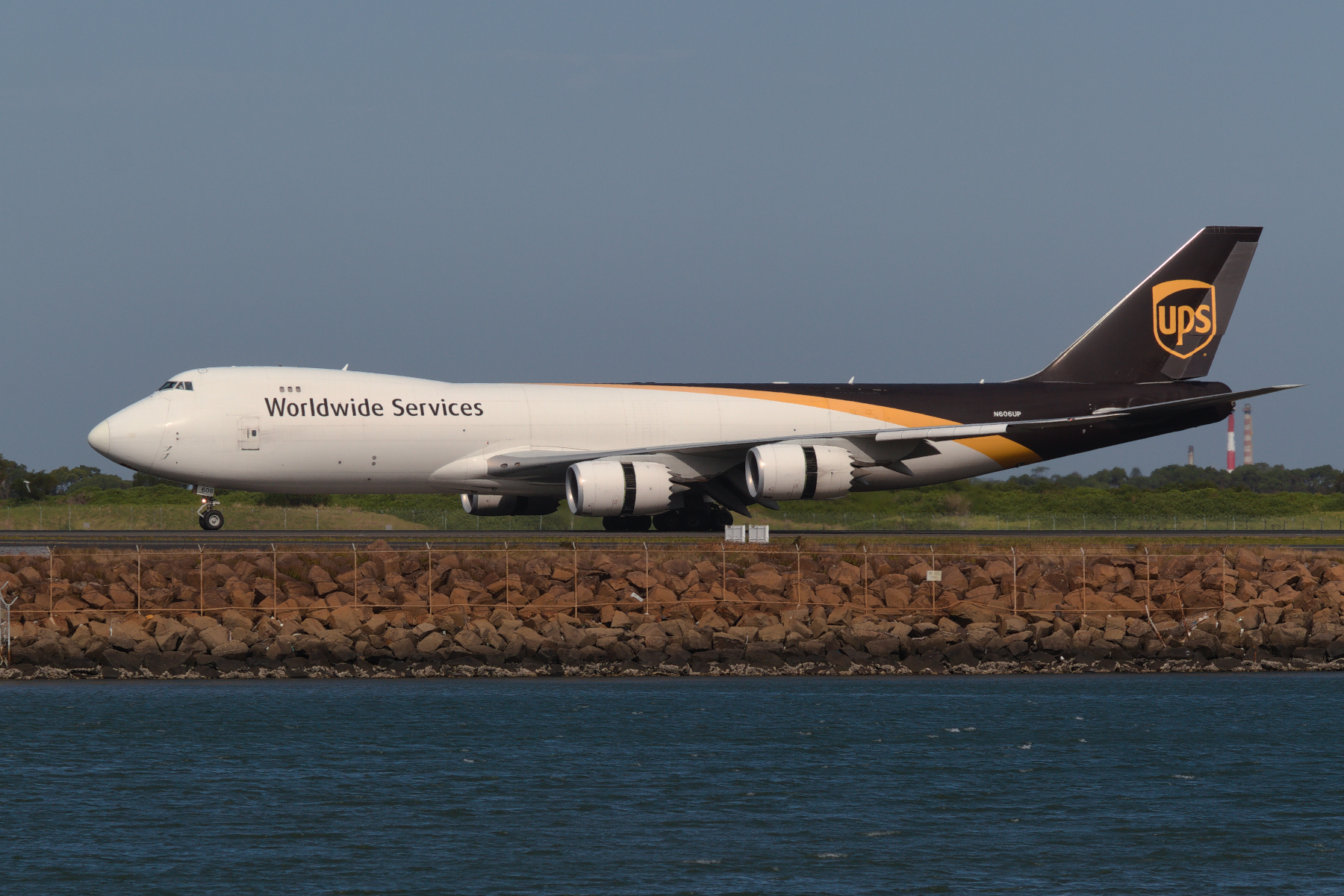 UPS Boeing 747-800F N606UP at Kingsford Smith