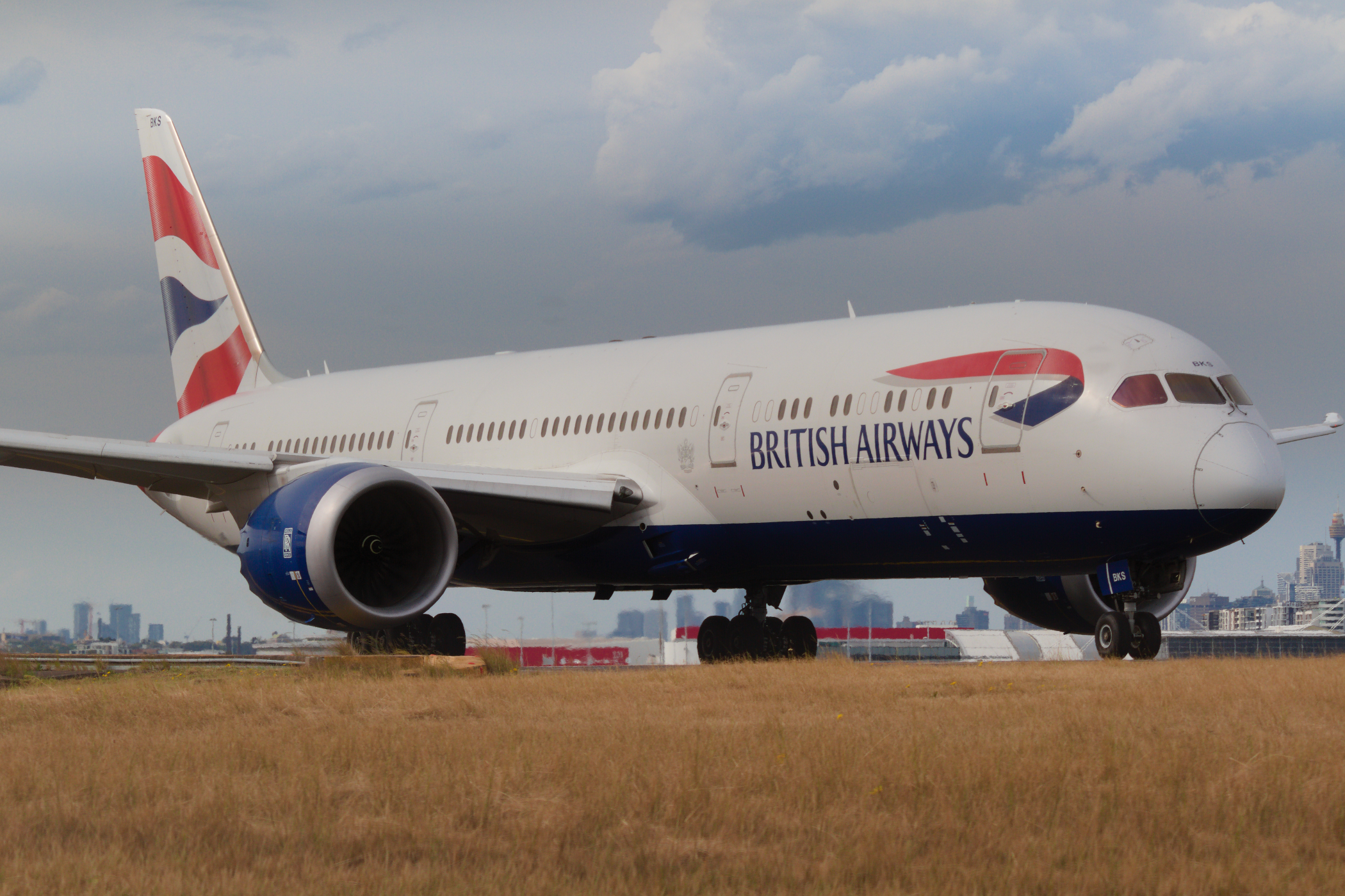 British Airways Boeing 787-900 G-ZBKS at Kingsford Smith