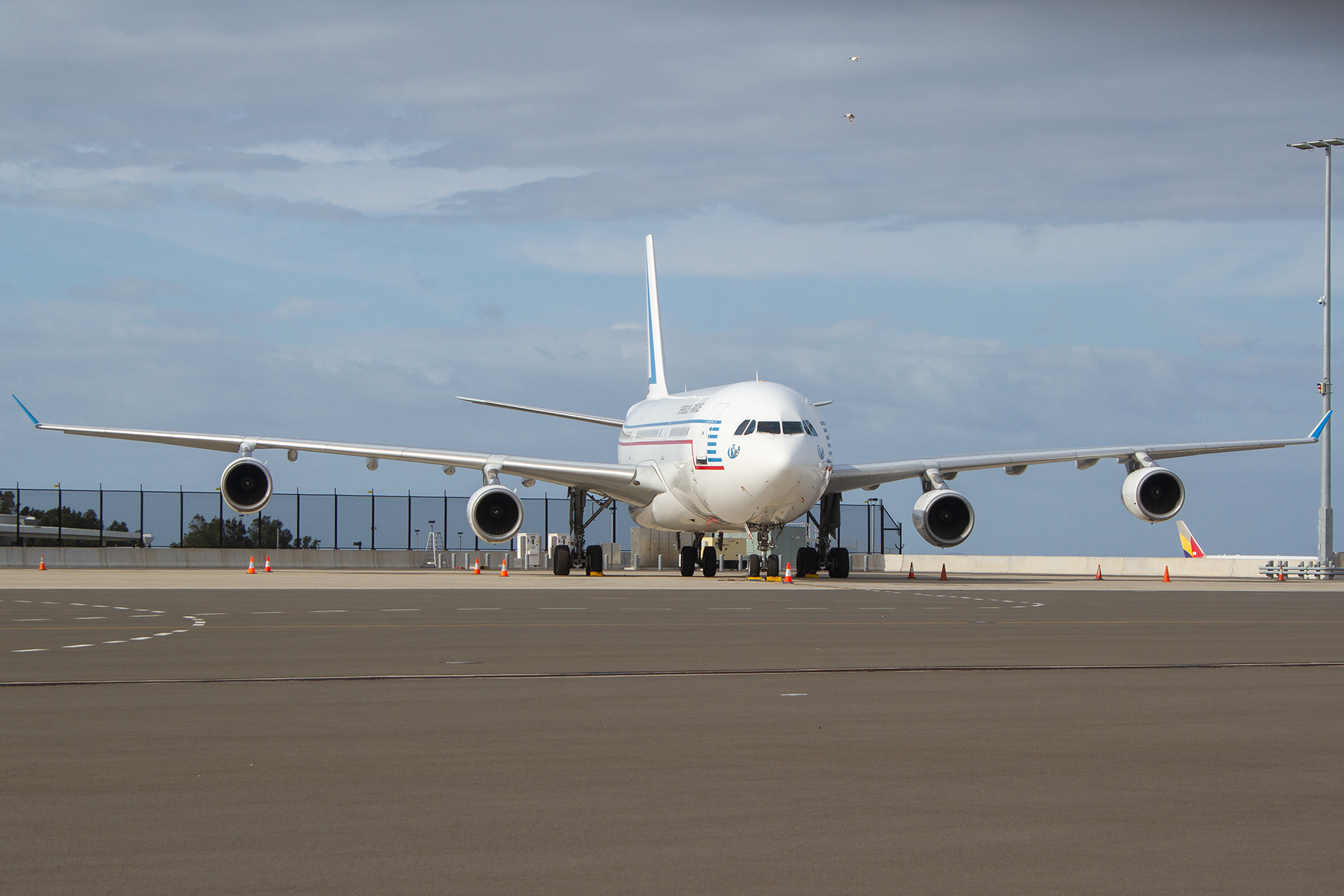 French Air Force Airbus A340-200 F-RAJB at Kingsford Smith