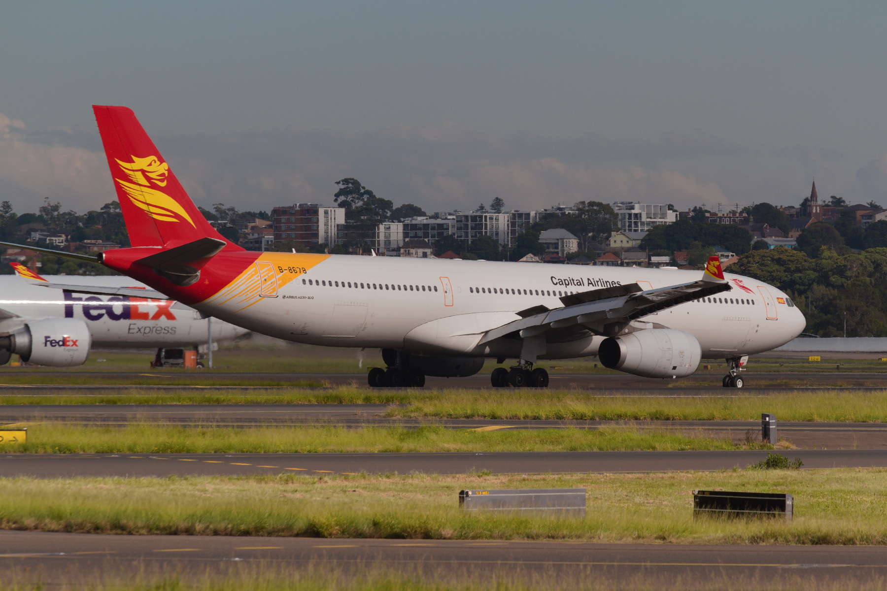 Beijing Capital Airlines Airbus A330-300 B-8678 at Kingsford Smith