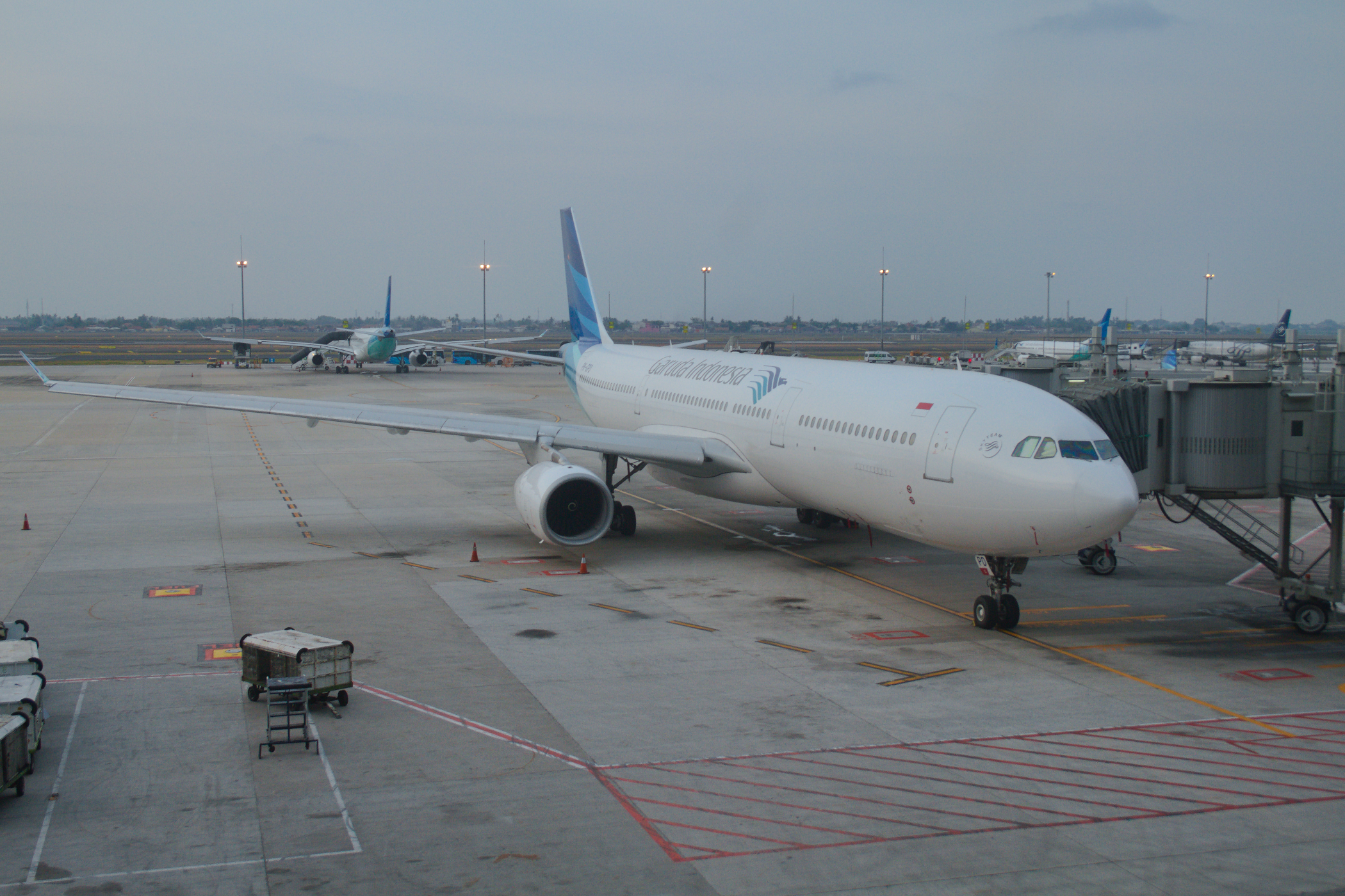 Garuda Indonesia Airbus A330-300 PK-GPD at Kingsford Smith