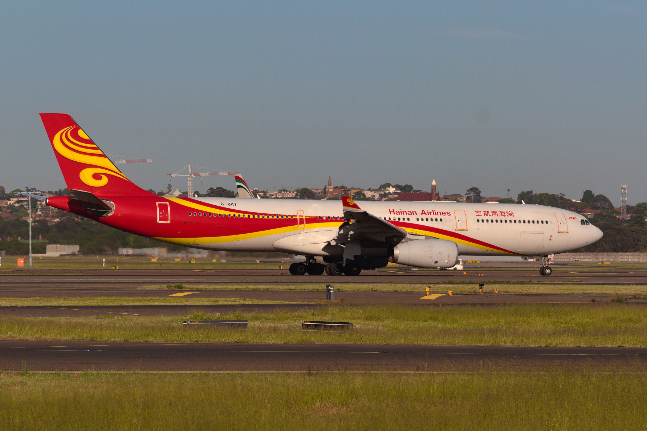 Hainan Airlines Airbus A330-300 B-8117 at Kingsford Smith