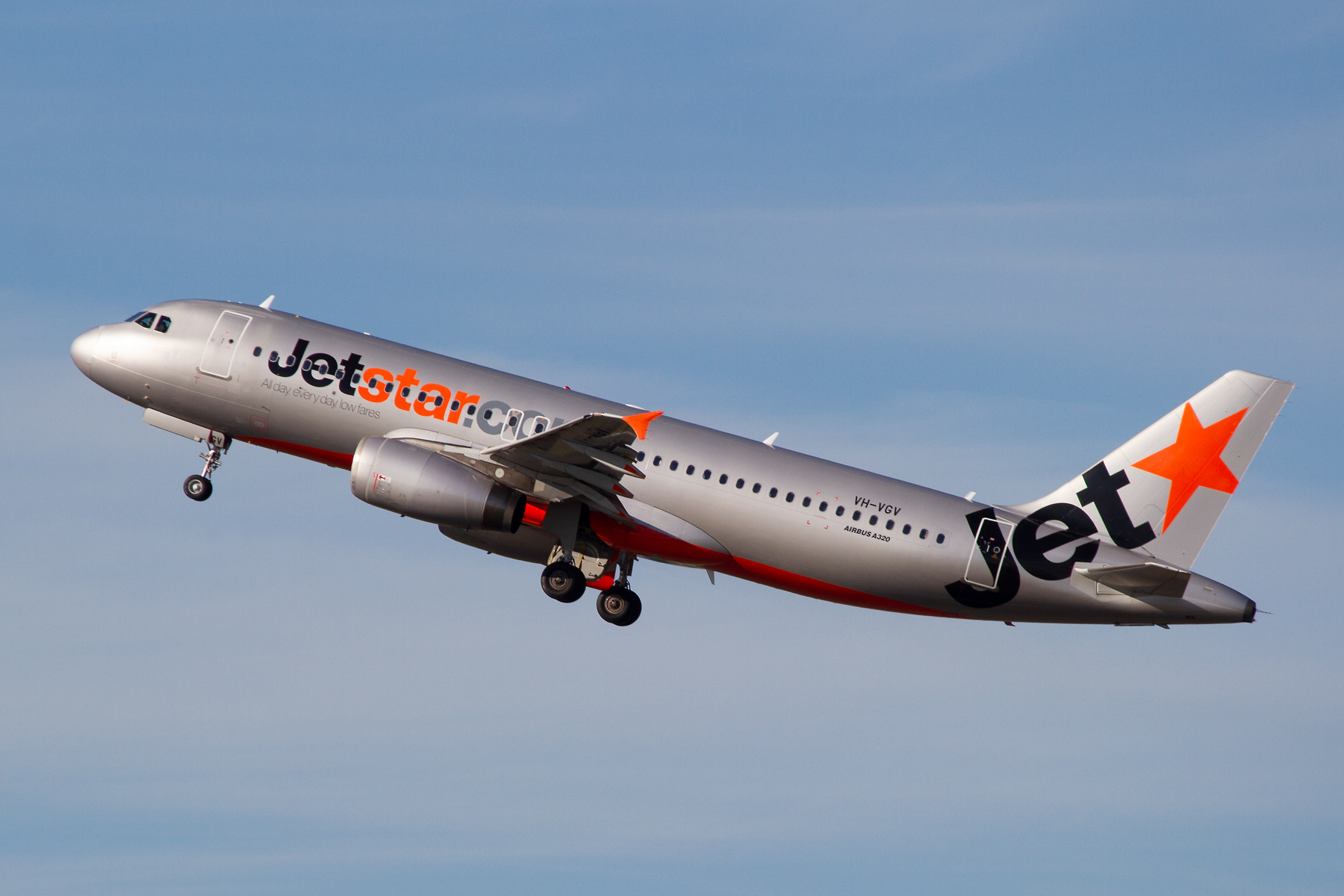 Jetstar Airways Airbus A320-200 VH-VGV at Kingsford Smith