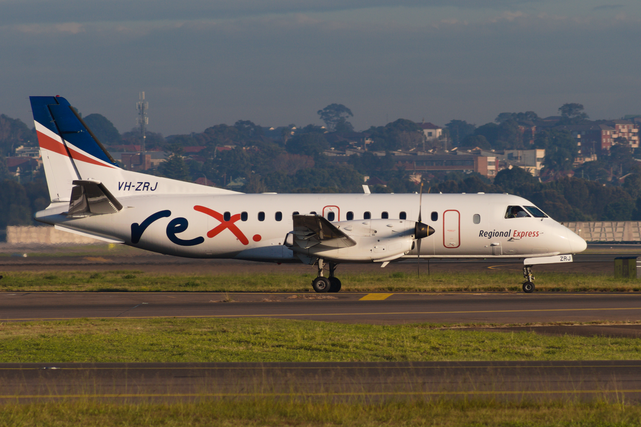Rex Airlines Saab 340B VH-ZRJ at Kingsford Smith