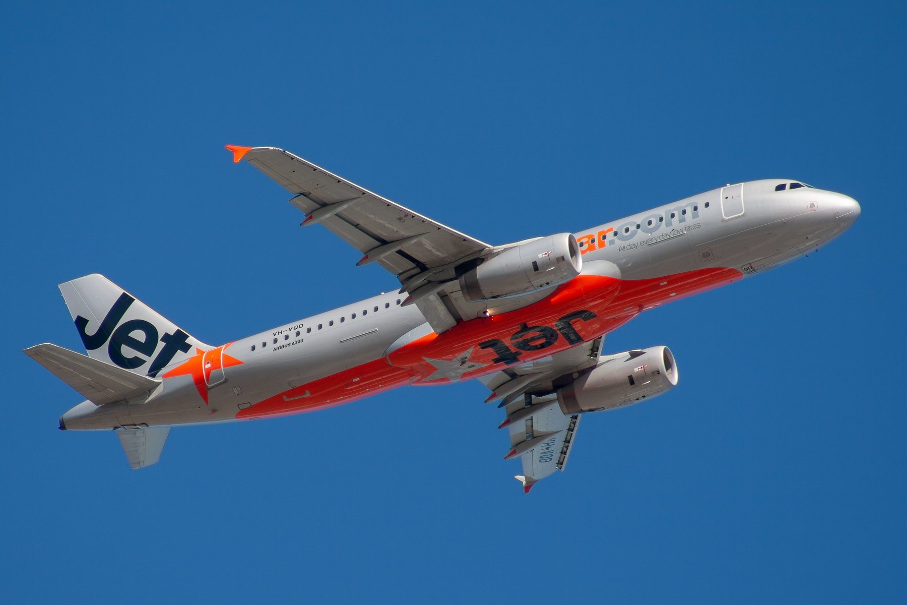 Jetstar Airways Airbus A320-200 VH-VQD at Kingsford Smith