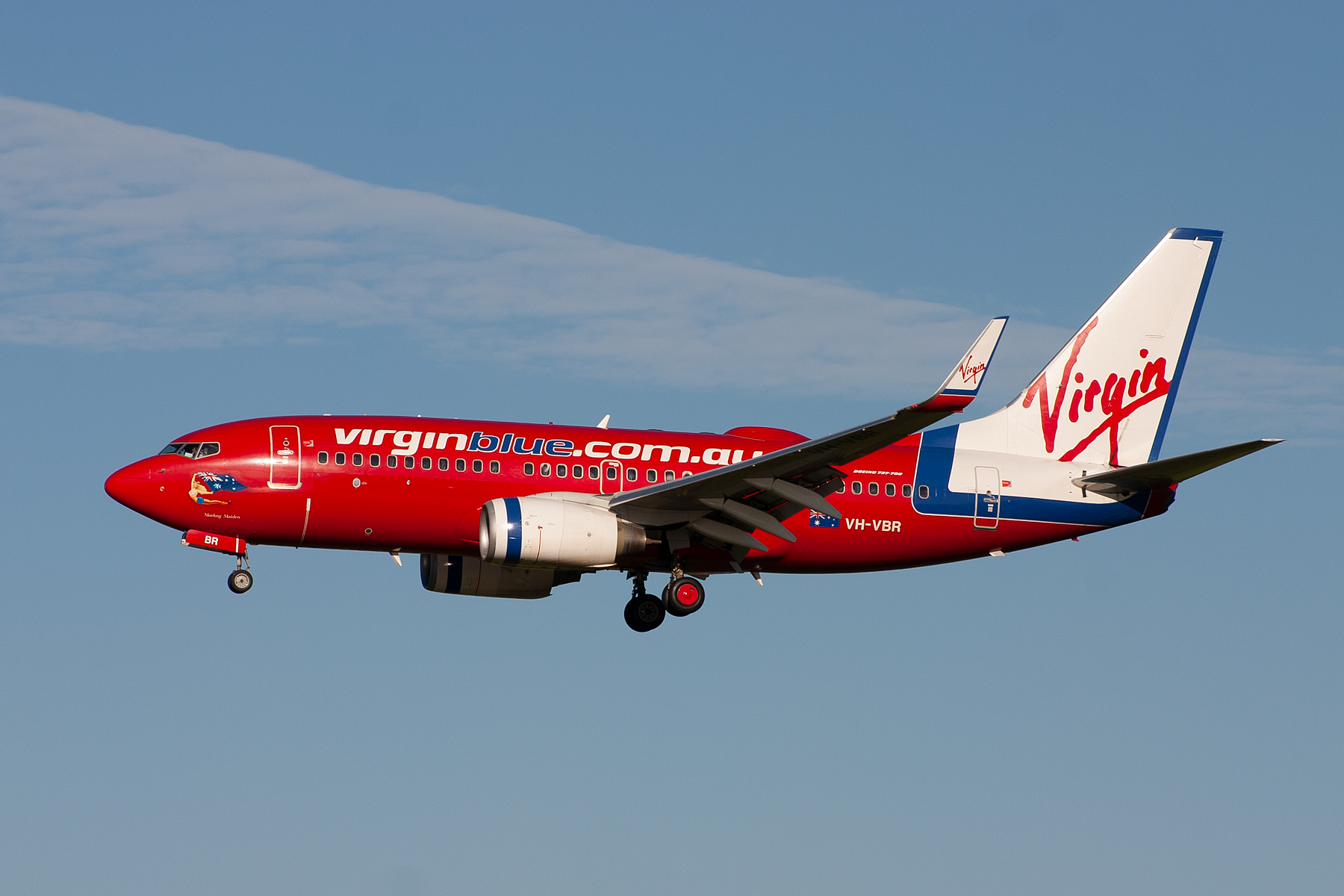 Virgin Blue Airlines Boeing 737-700 VH-VBR at Kingsford Smith