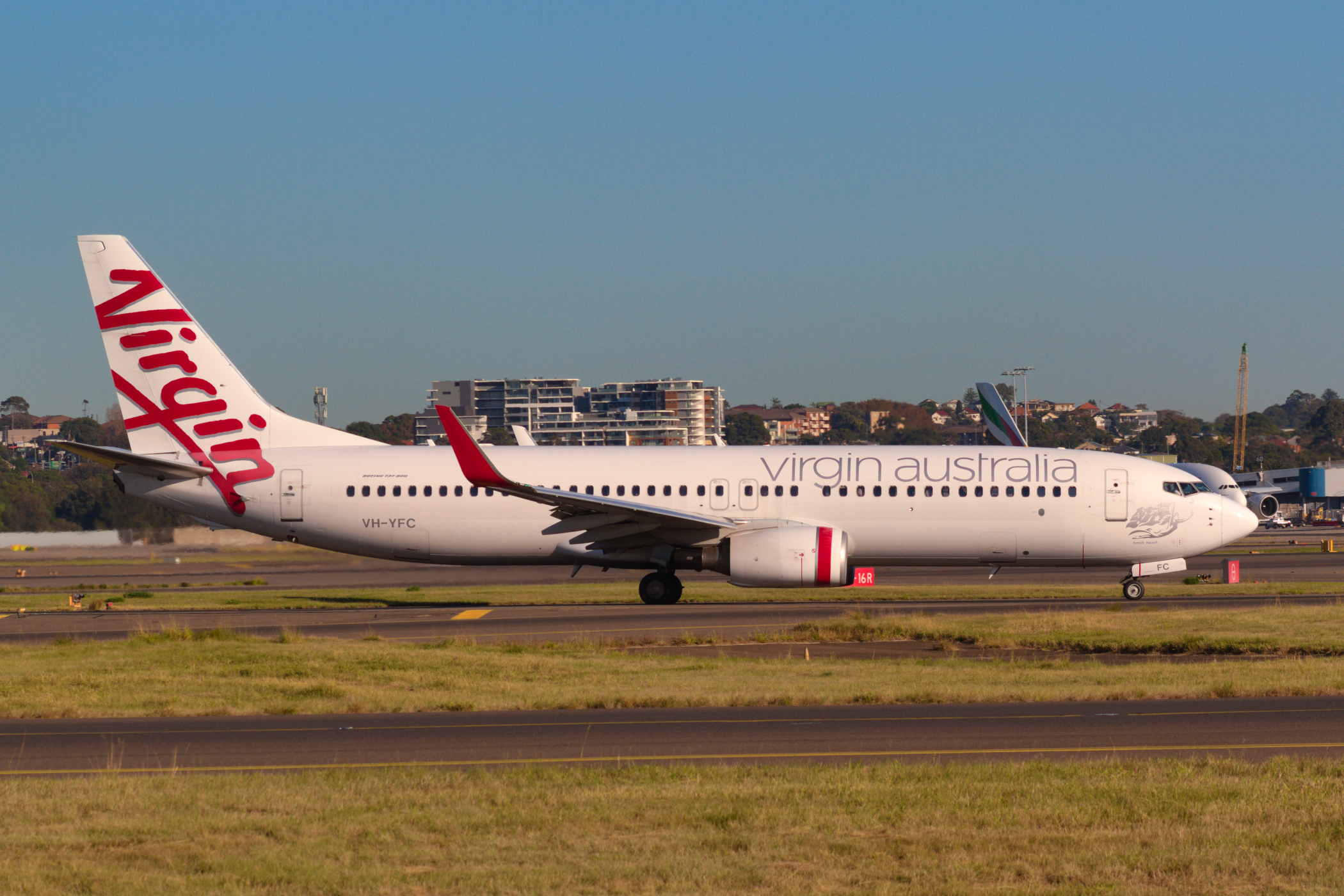 Virgin Australia Airlines Boeing 737-800 VH-YFC at Kingsford Smith