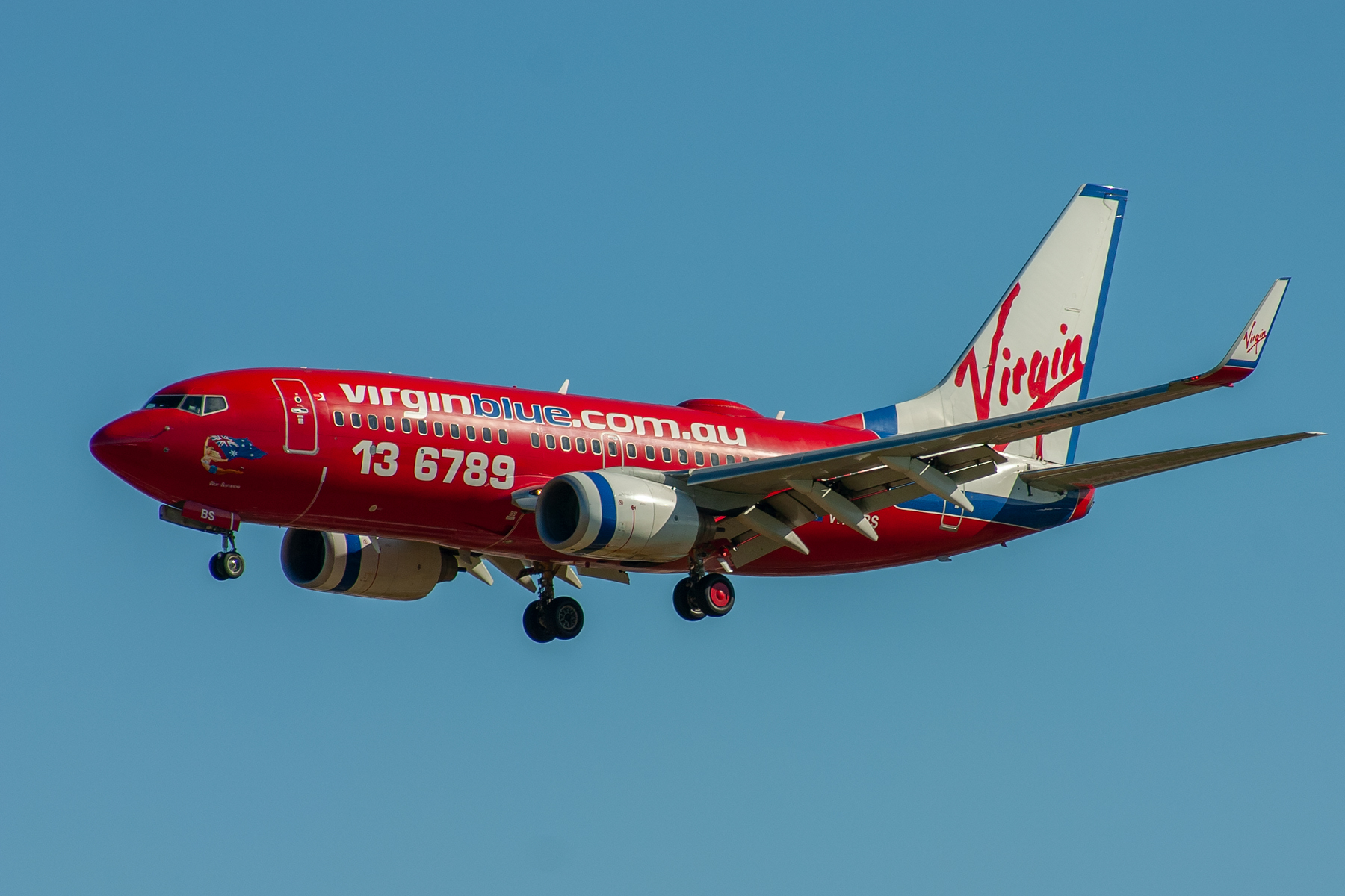 Virgin Blue Airlines Boeing 737-700 VH-VBS at Kingsford Smith
