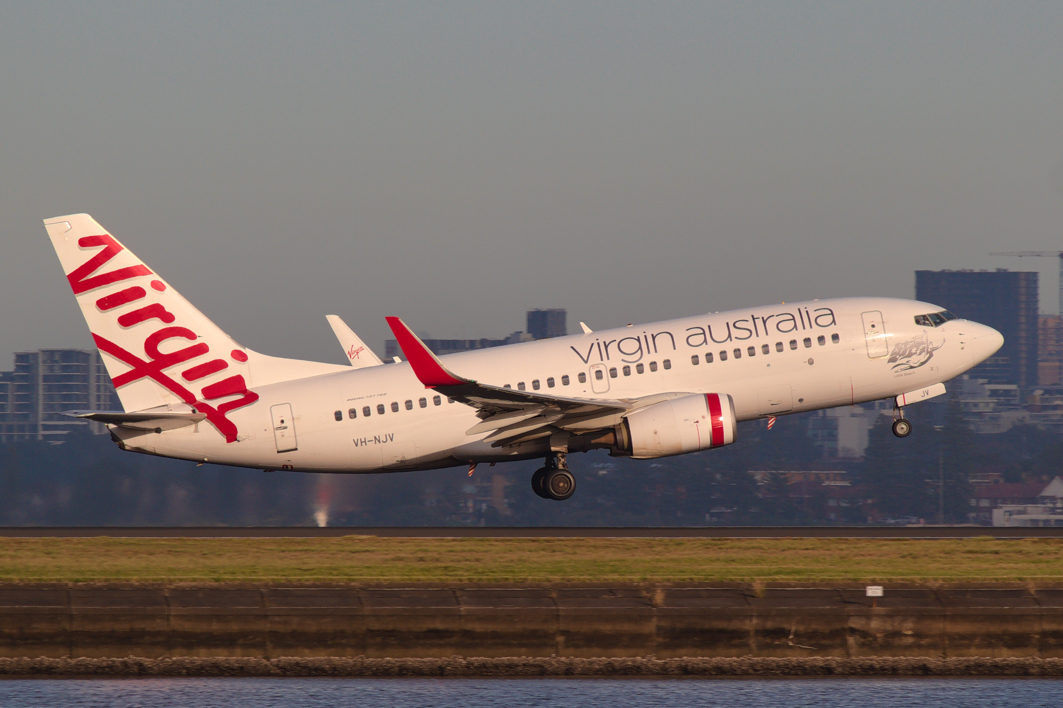 Virgin Australia Airlines Boeing 737-700 VH-NJV at Kingsford Smith