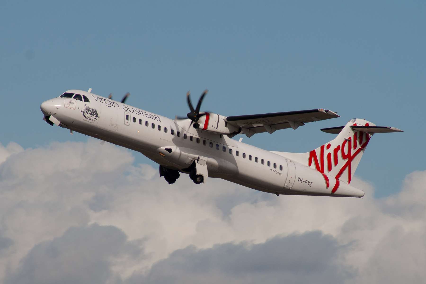 Virgin Australia Airlines ATR ATR72-600 VH-FVZ at Kingsford Smith