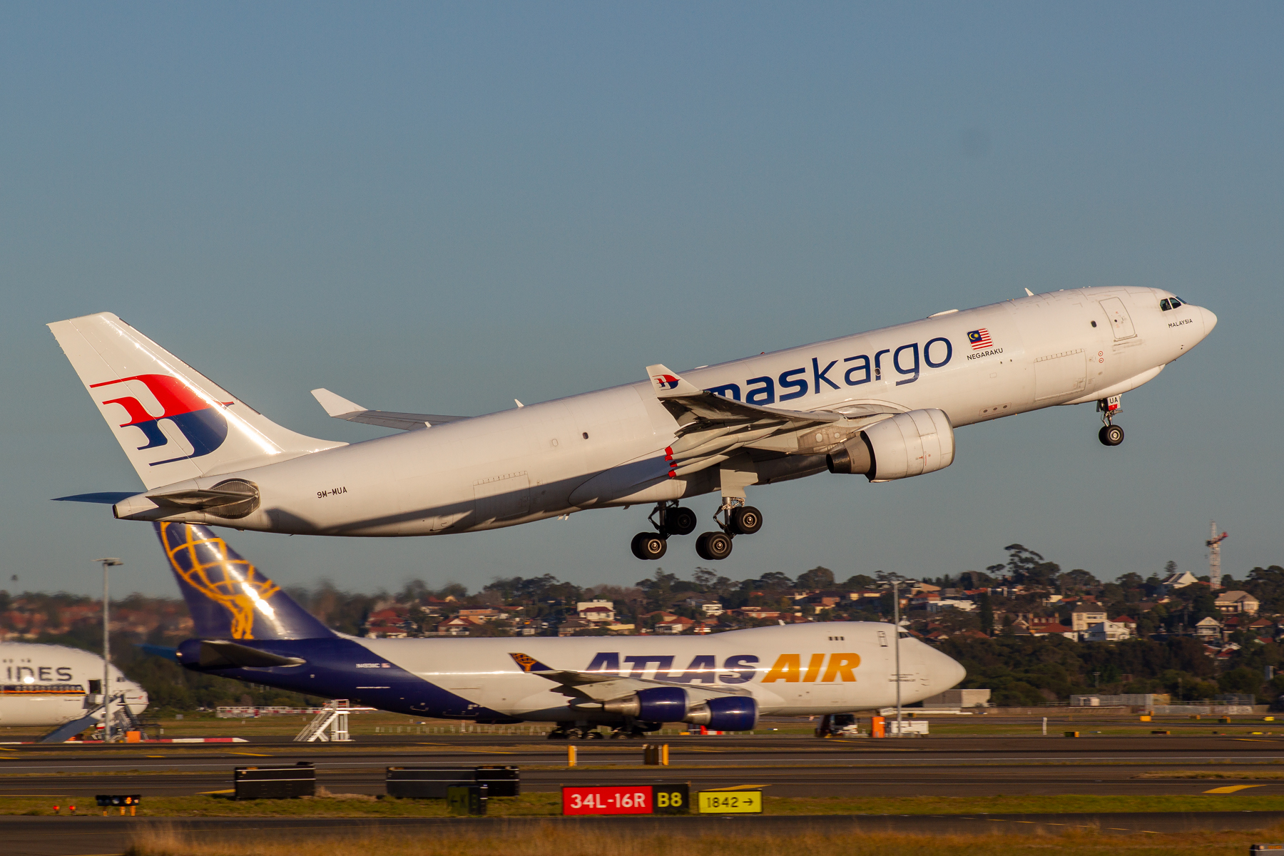 Malaysian AS Cargo Airbus A330-200F 9M-MUA at Kingsford Smith