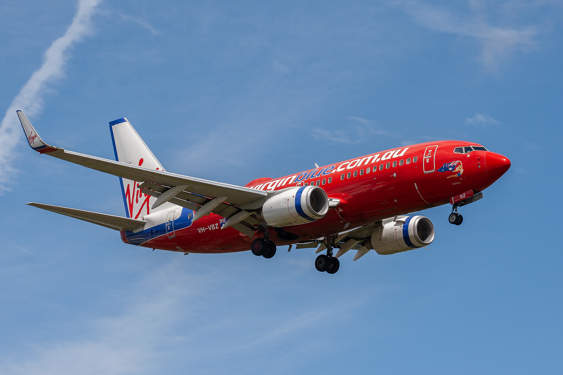 Virgin Blue Airlines Boeing 737-700 VH-VBZ at Kingsford Smith