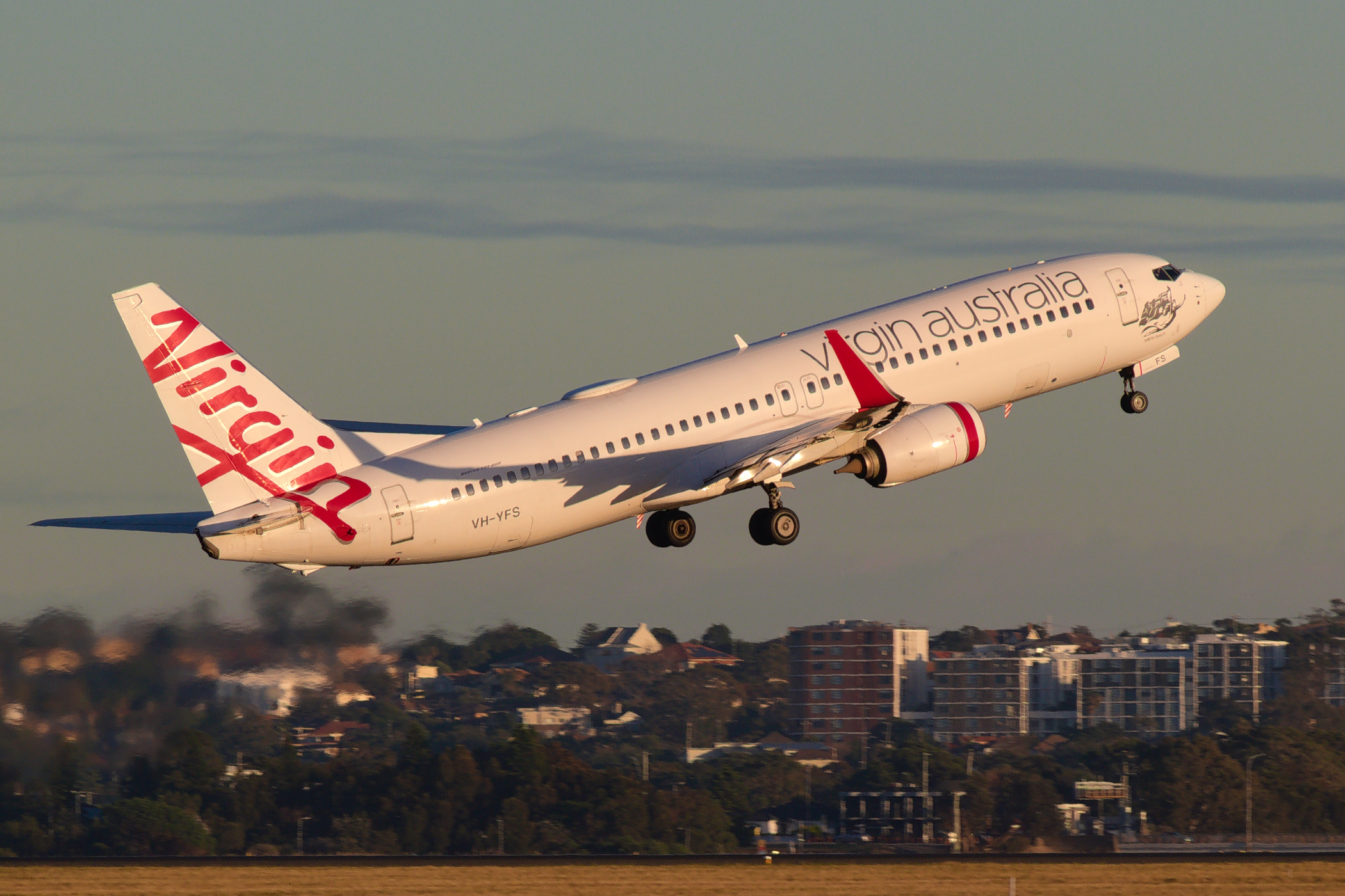 Virgin Australia Airlines Boeing 737-800 VH-YFS at Kingsford Smith