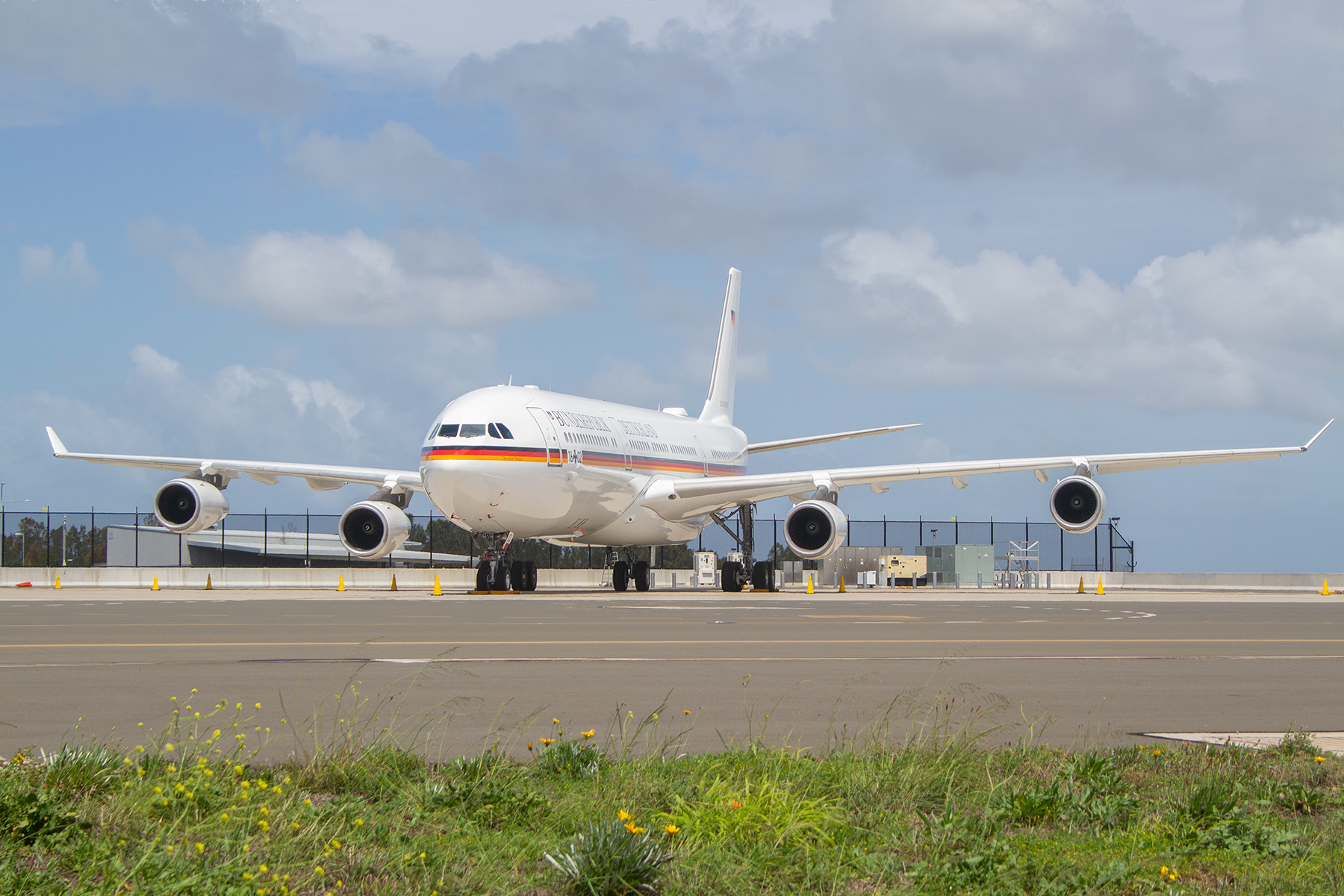 German Air Force Airbus A340-300 1602 at Kingsford Smith