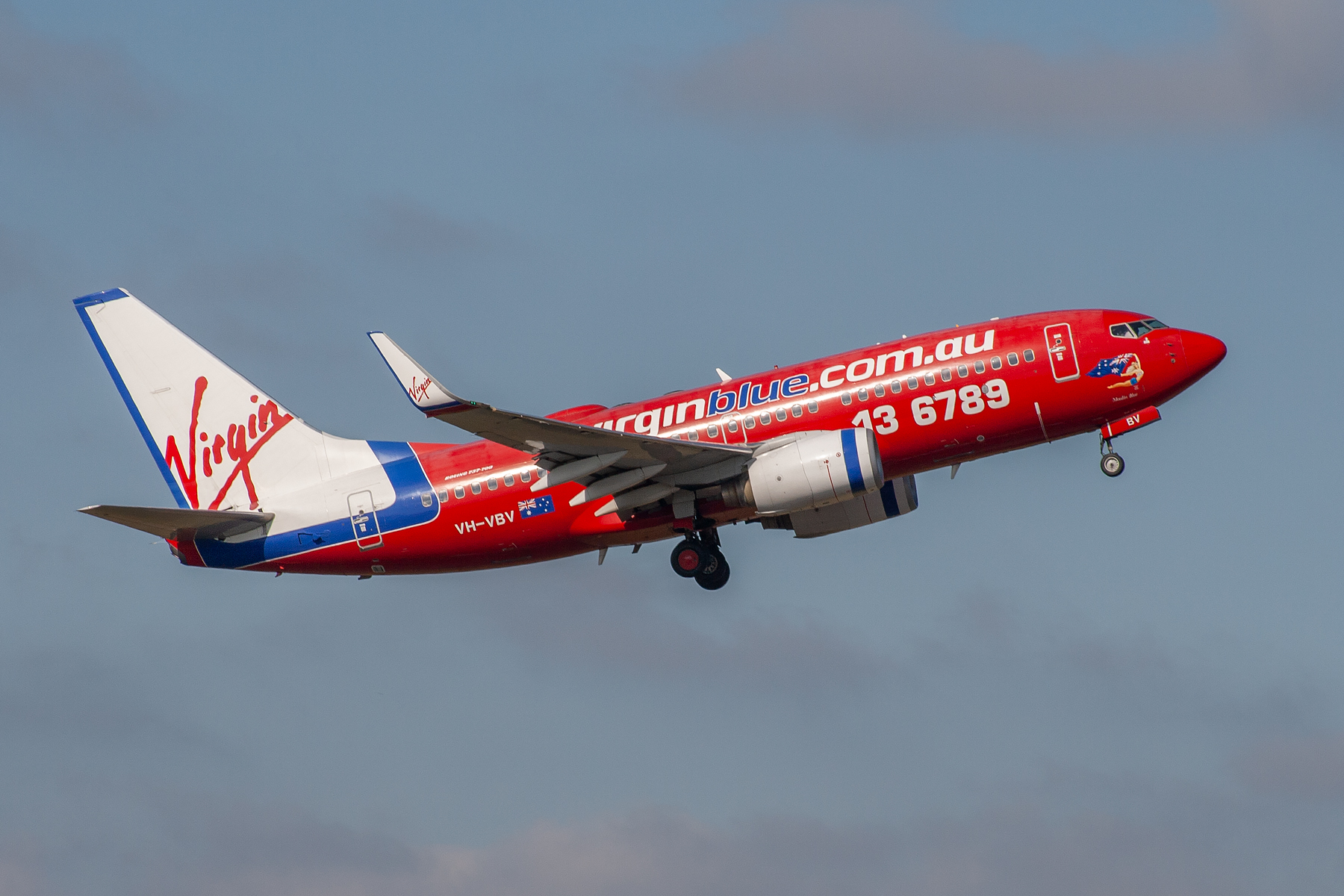 Virgin Blue Airlines Boeing 737-700 VH-VBV at Kingsford Smith