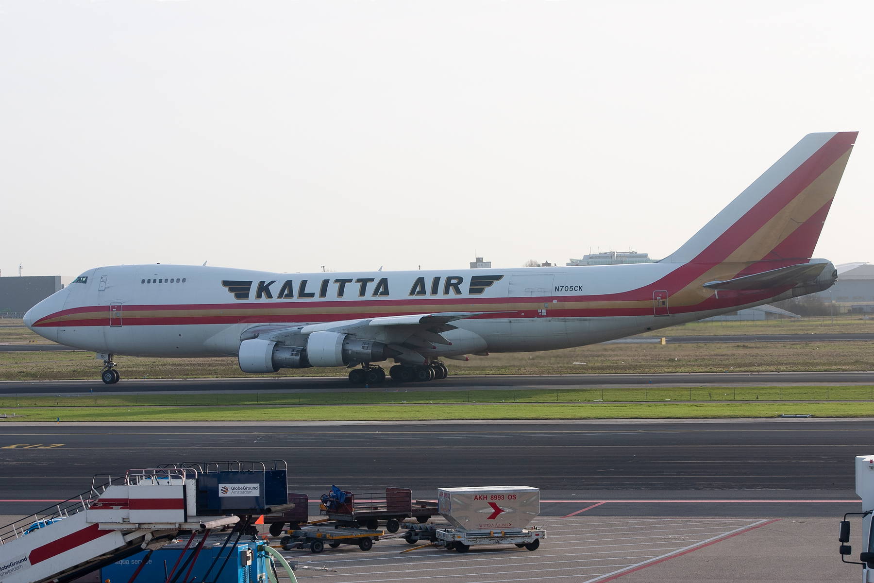 Kalitta Air Boeing 747-200F N705CK at Schiphol