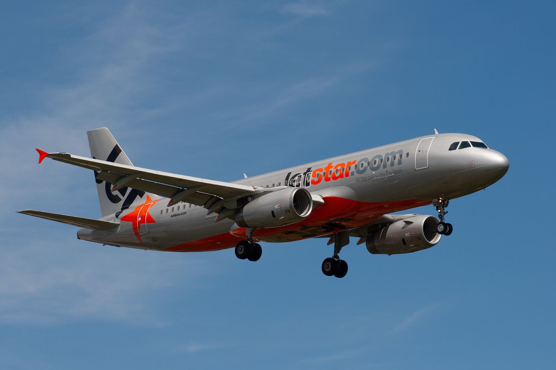 Jetstar Airways Airbus A320-200 VH-VGU at Kingsford Smith