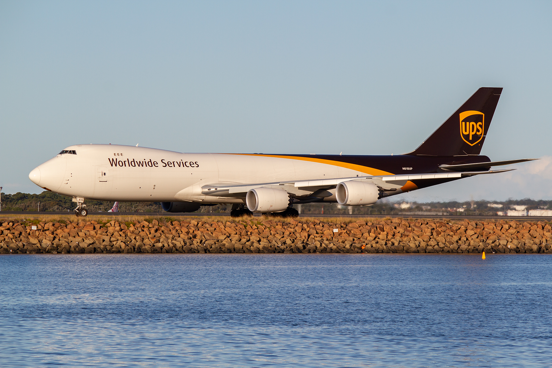 UPS Boeing 747-800F N618UP at Kingsford Smith