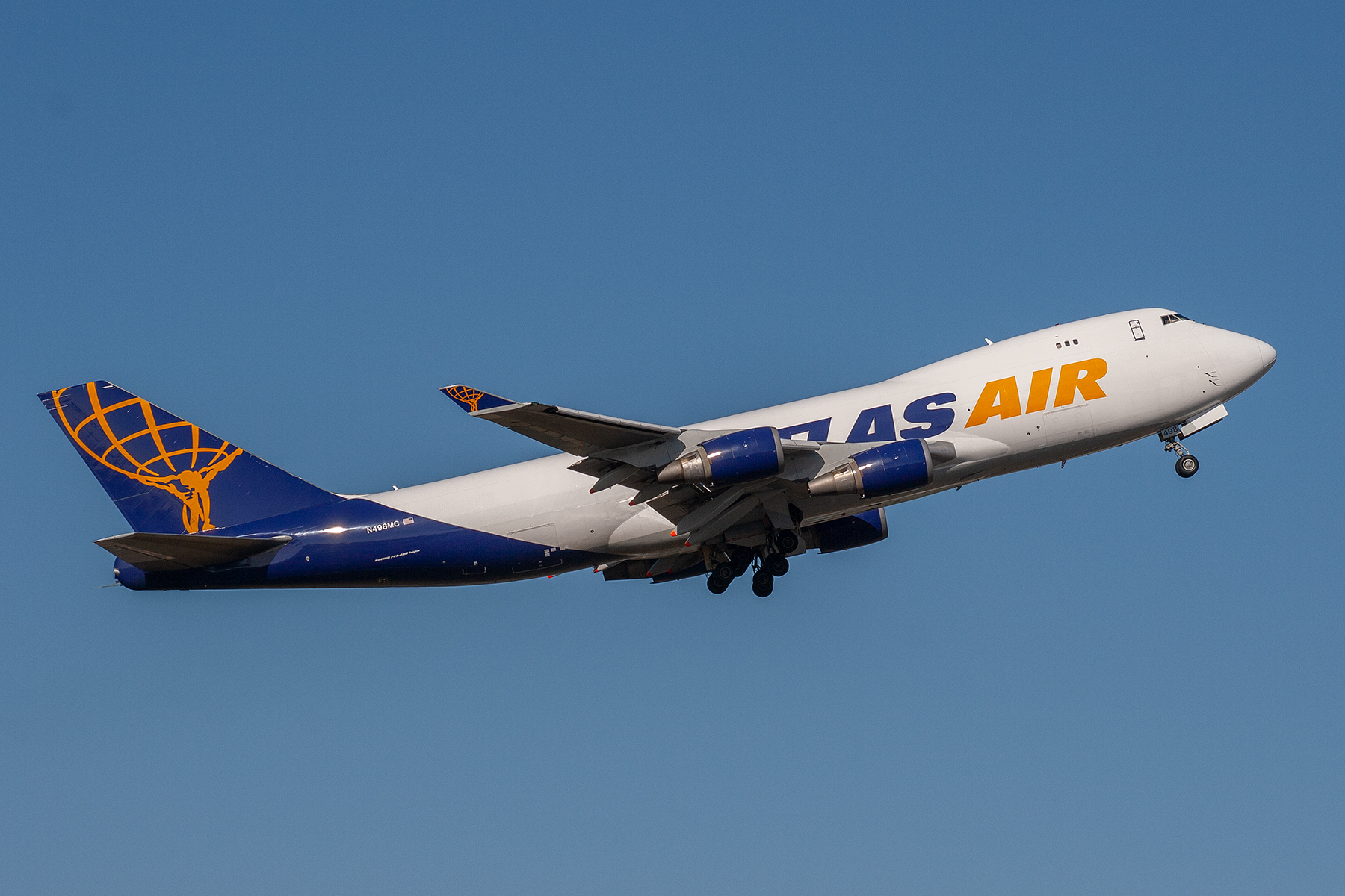 Atlas Air Boeing 747-400F N498MC at Kingsford Smith