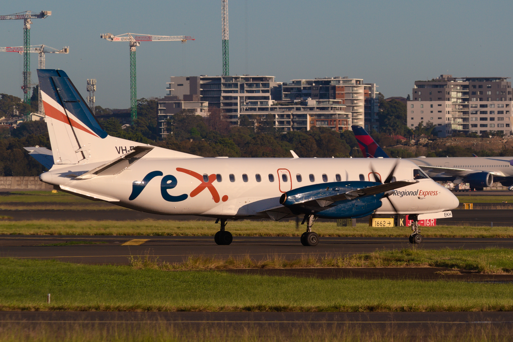 Rex Airlines Saab 340B VH-EKH at Kingsford Smith