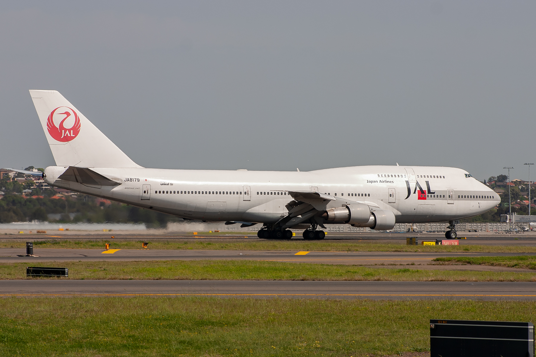 Japan Airlines Boeing 747-300 JA8179 at Kingsford Smith
