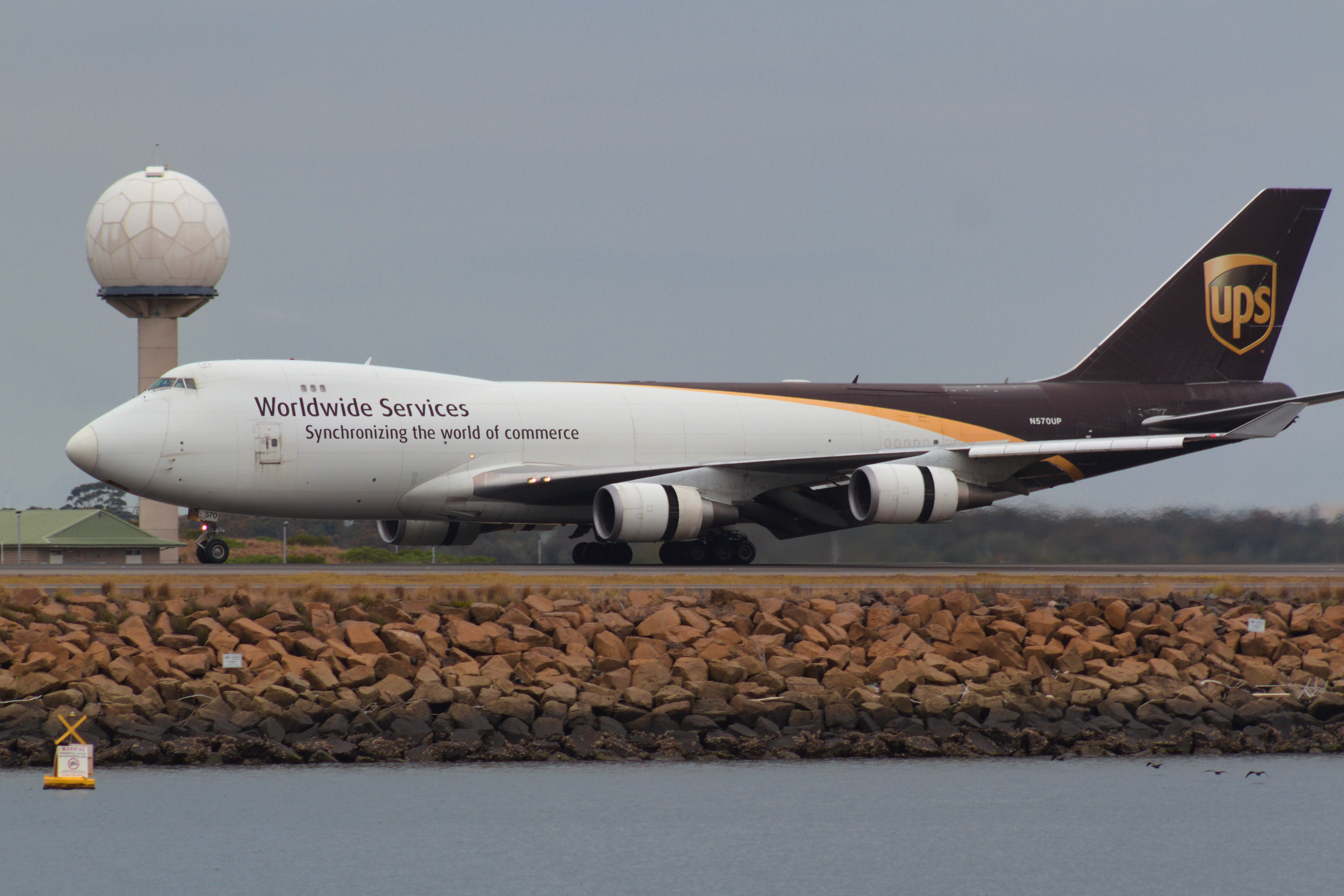 UPS Boeing 747-400F N570UP at Kingsford Smith