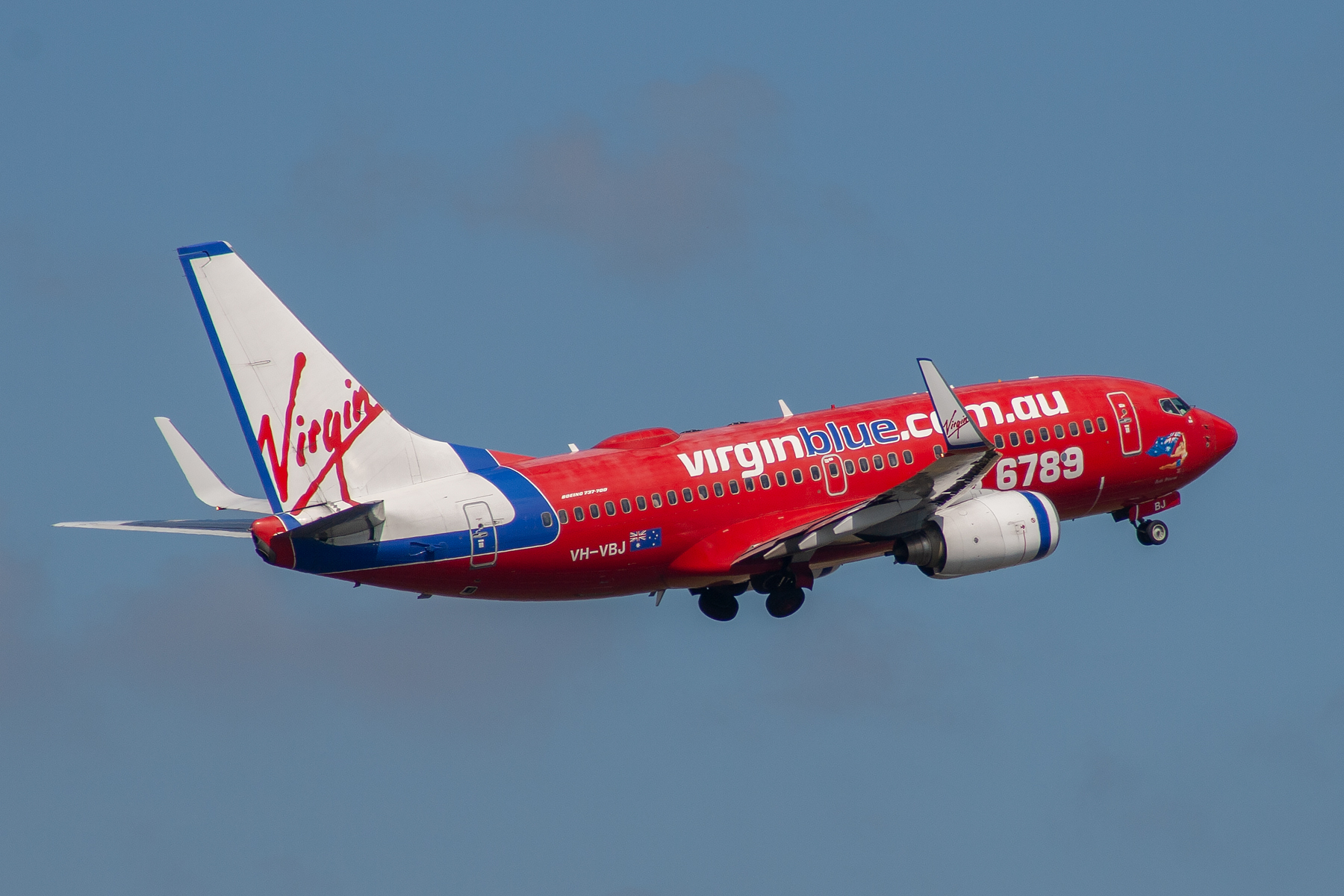 Virgin Blue Airlines Boeing 737-700 VH-VBJ at Kingsford Smith