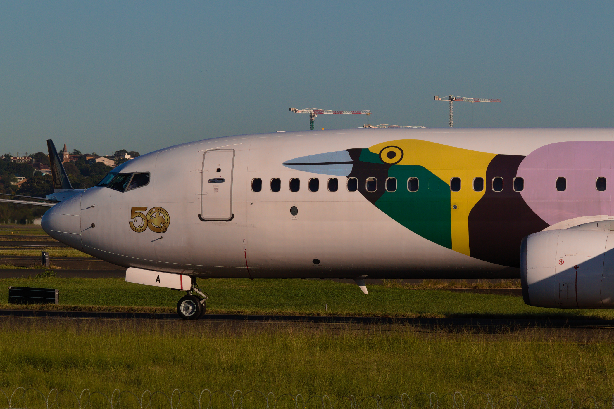 Air Niugini Boeing 737-800 P2-PXA at Kingsford Smith