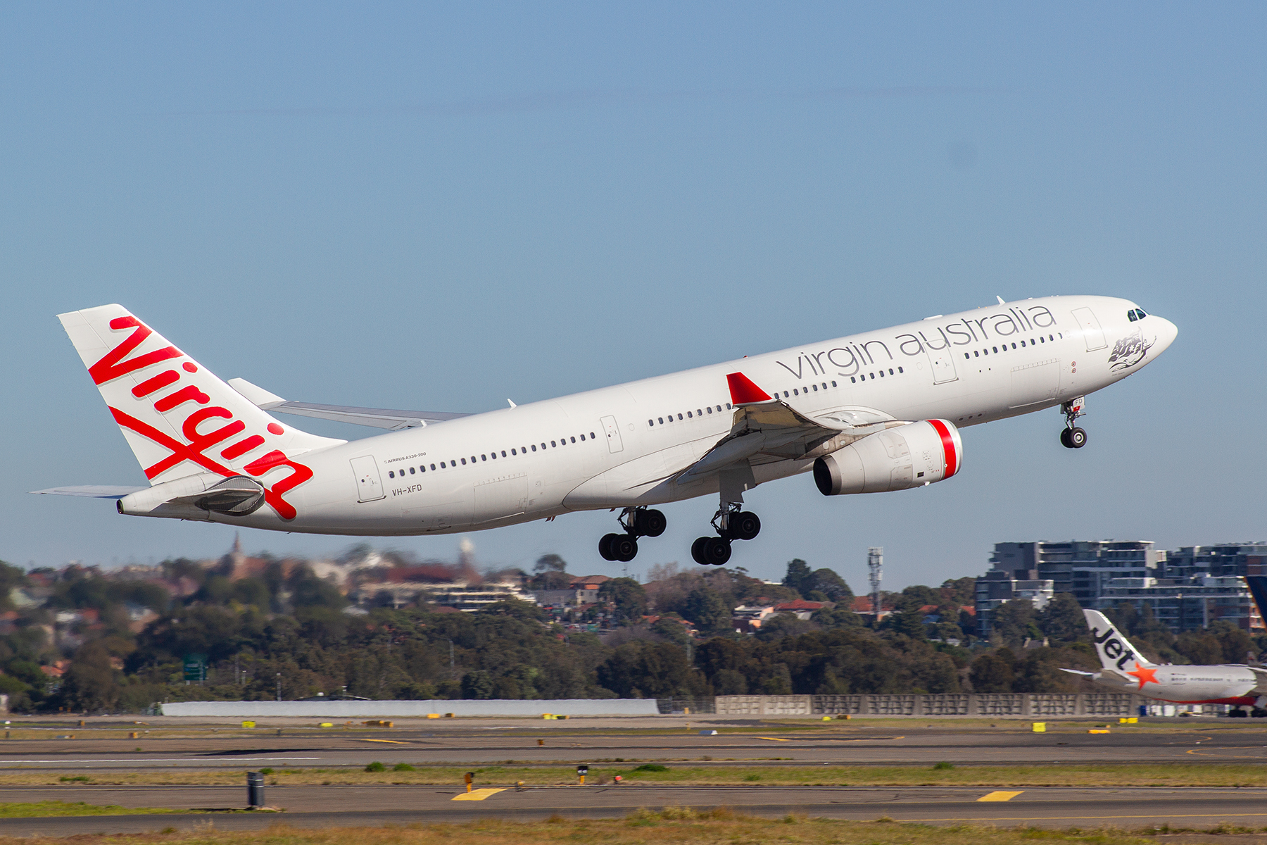 Virgin Australia Airlines Airbus A330-200 VH-XFD at Kingsford Smith