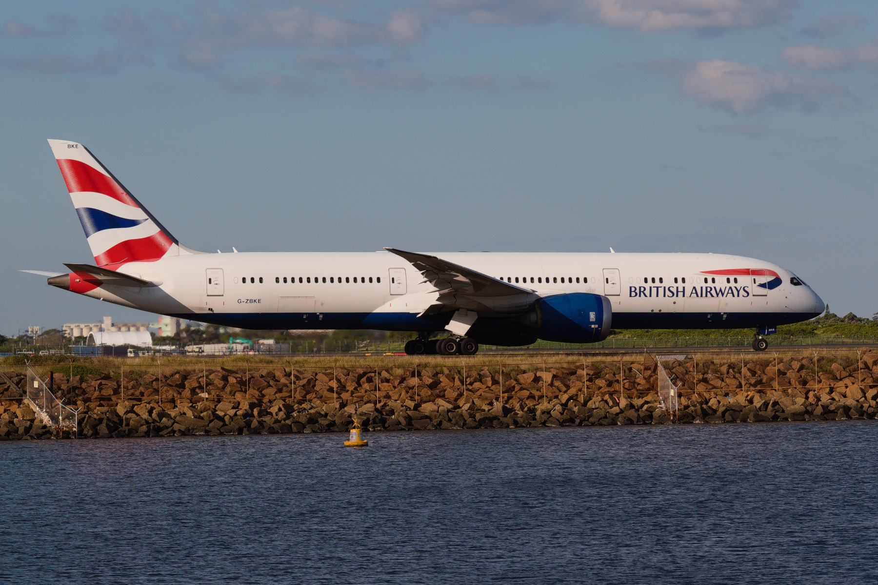 British Airways Boeing 787-900 G-ZBKE at Kingsford Smith