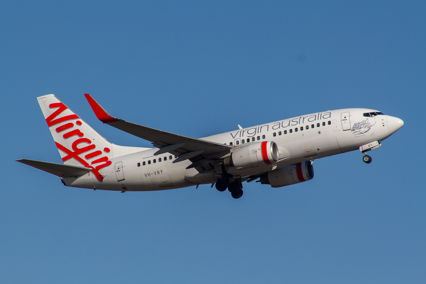 Virgin Australia Airlines Boeing 737-700 VH-VBY at Kingsford Smith