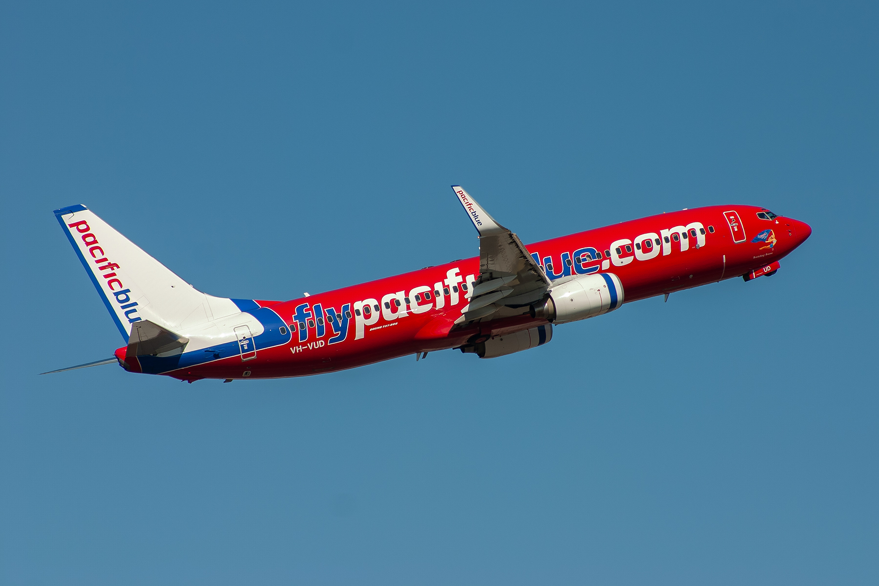 Virgin Blue Airlines Boeing 737-800 VH-VUD at Kingsford Smith