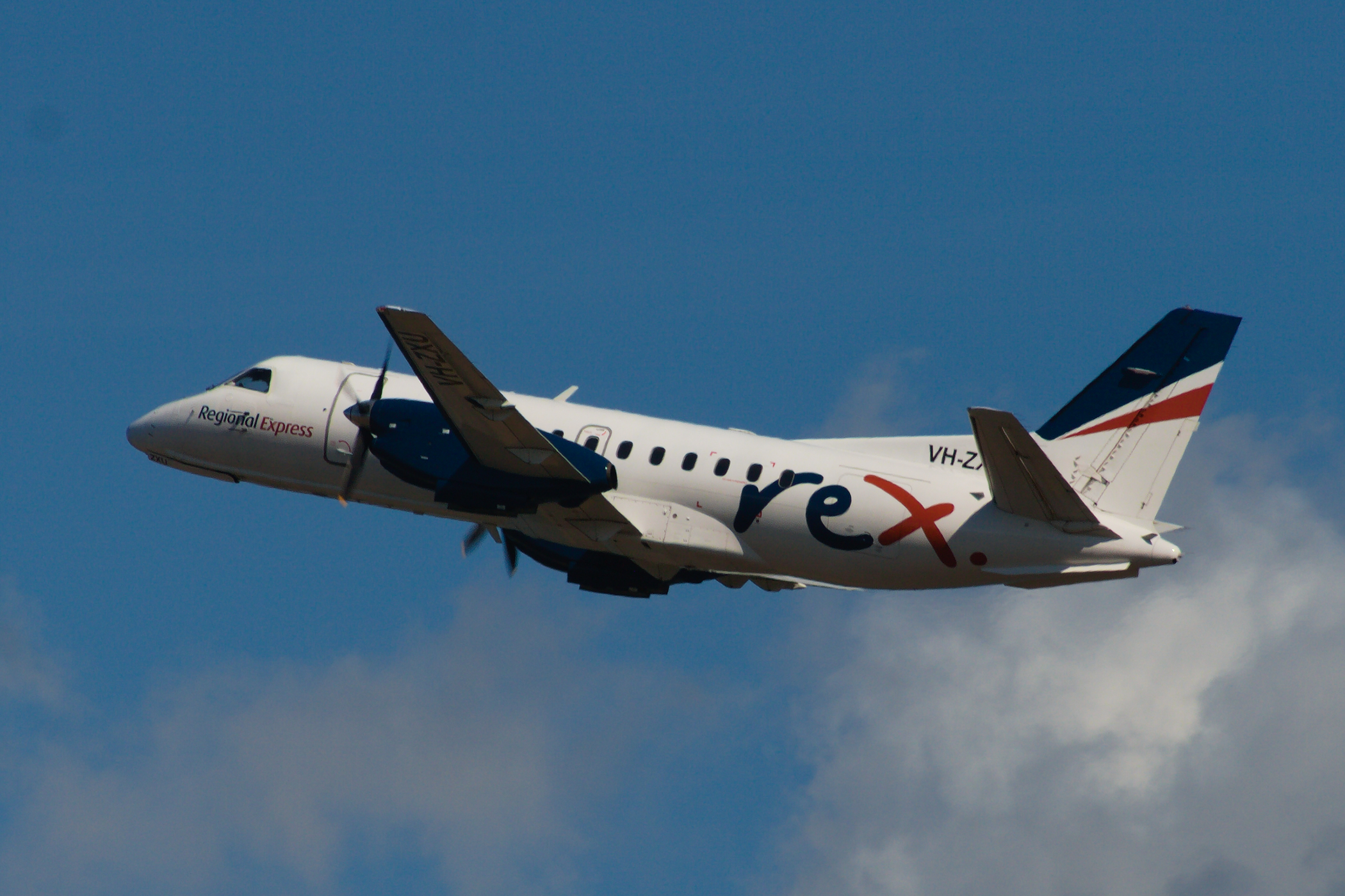 Rex Airlines Saab 340B VH-ZXU at Kingsford Smith