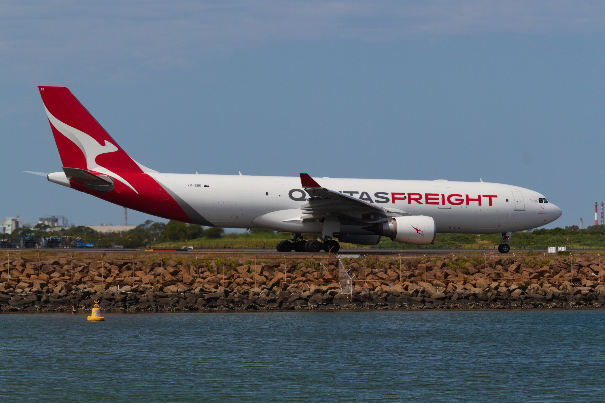 Qantas Freight Airbus A330-200 VH-EBE at Kingsford Smith