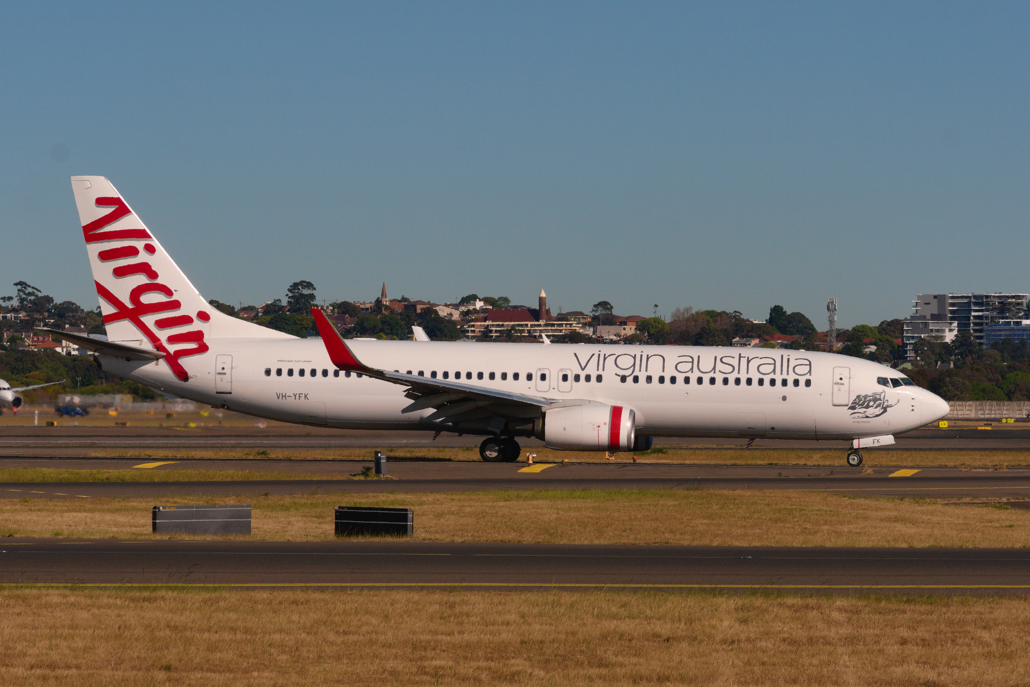 Virgin Australia Airlines Boeing 737-800 VH-YFK at Kingsford Smith